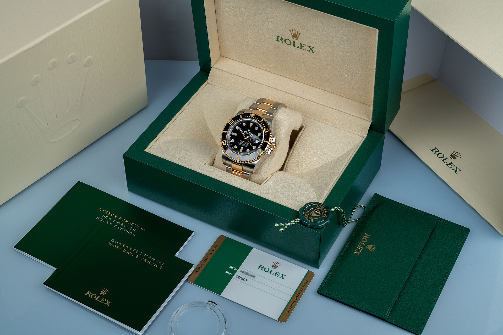 ref 126603 | Box & Certificate | Rolex Sea-Dweller