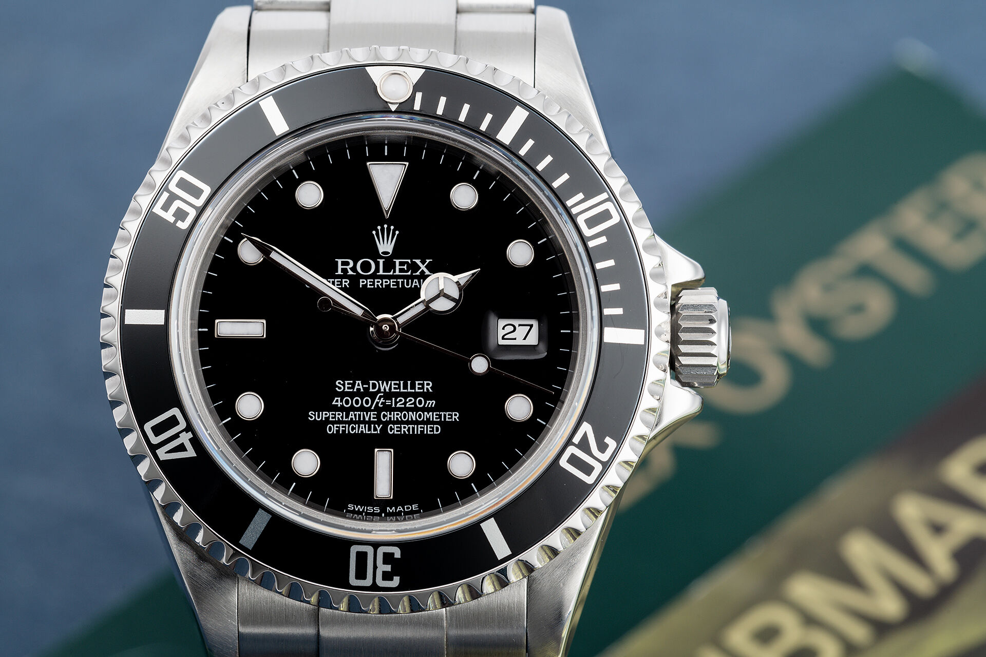 ref 16600 | Classic Sapphire - 'Box & Papers' | Rolex Sea-Dweller