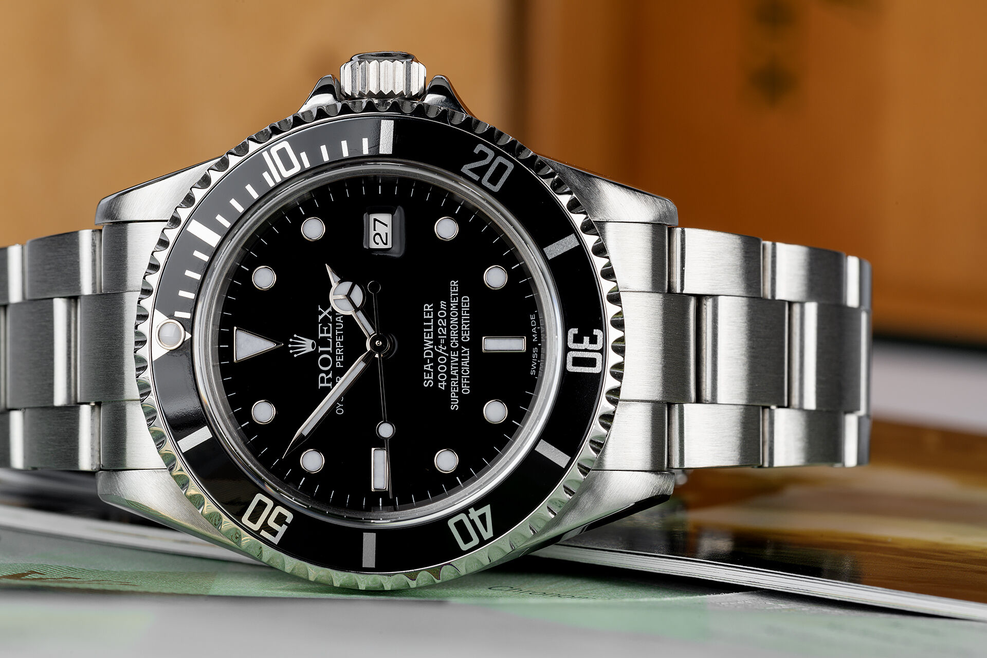 ref 16600 | Classic Sapphire - 'Box & Papers' | Rolex Sea-Dweller