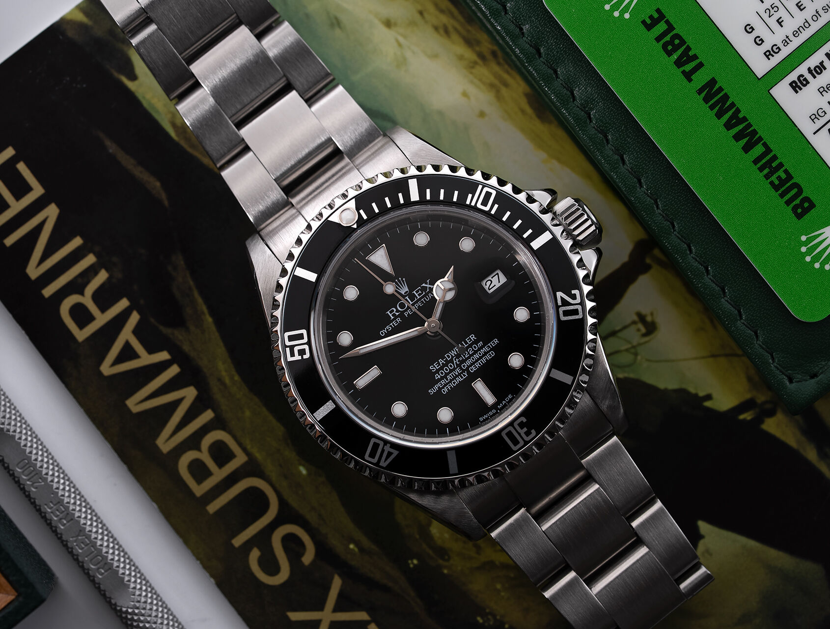 ref 16600 | Classic Sapphire - 'Box & Papers' | Rolex Sea-Dweller