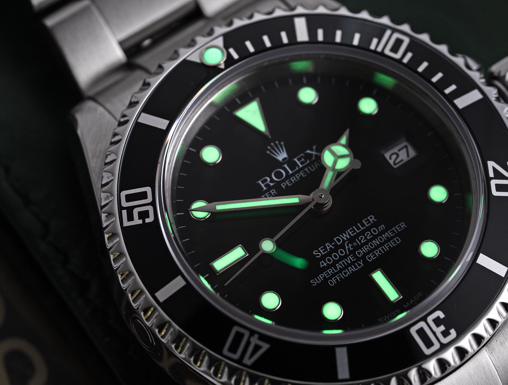ref 16600 | Classic Sapphire - 'Box & Papers' | Rolex Sea-Dweller