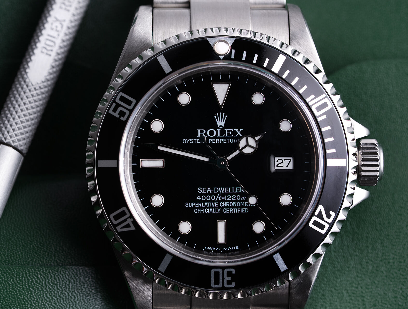 ref 16600 | Classic Sapphire - 'Box & Papers' | Rolex Sea-Dweller