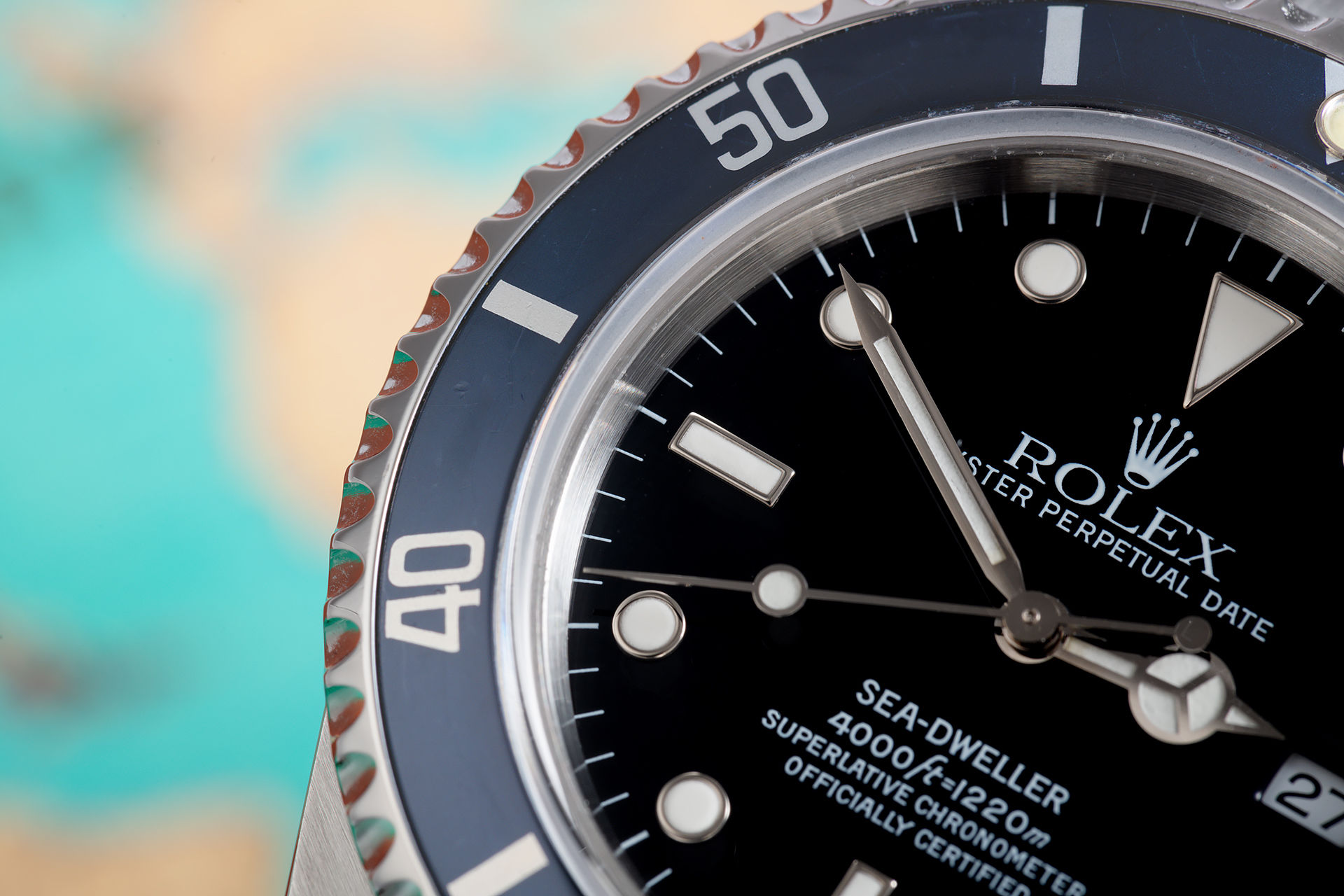 ref 16600 | Complete Set 'Midnight Blue Bezel' | Rolex Sea-Dweller
