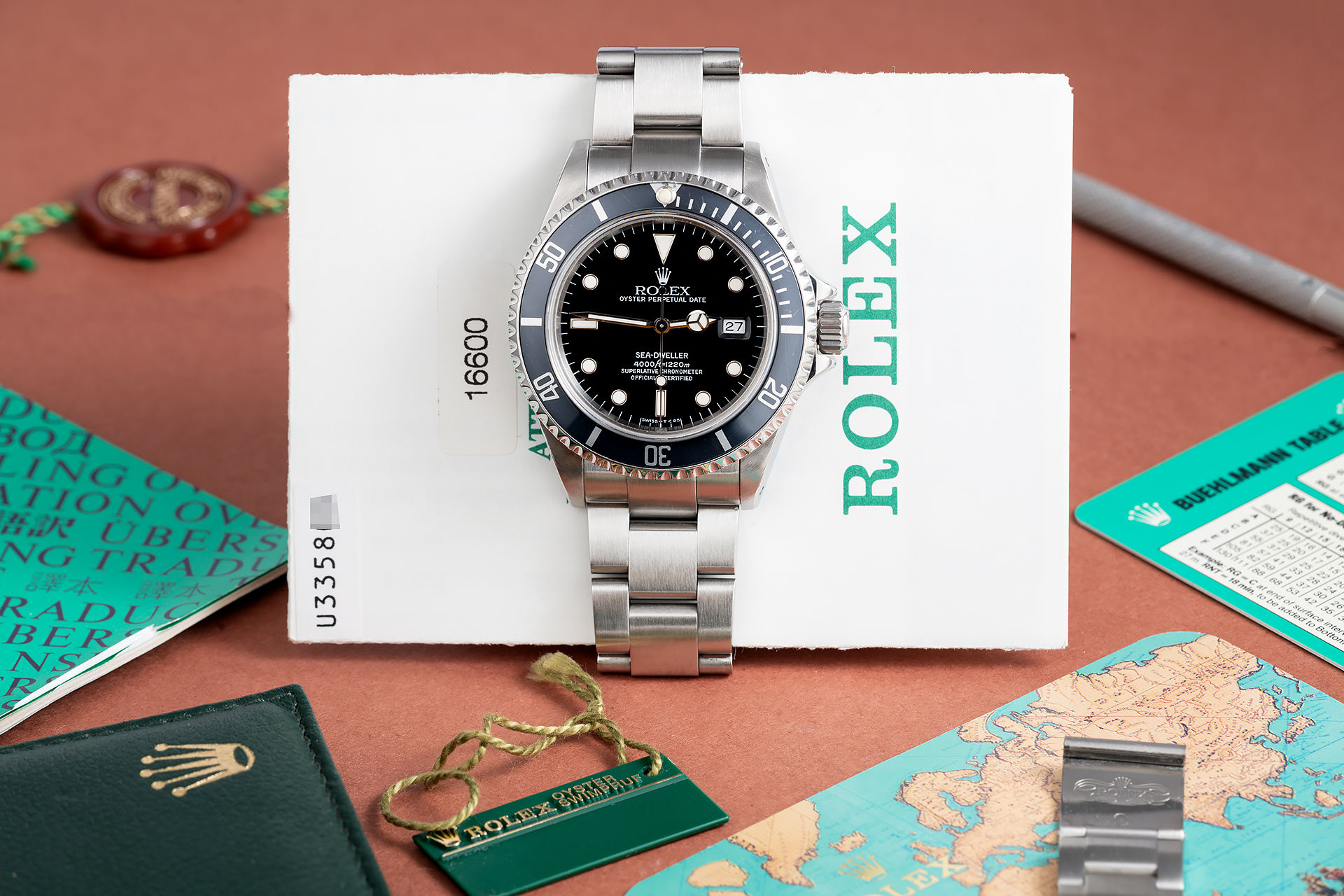 ref 16600 | Complete Set 'Midnight Blue Bezel' | Rolex Sea-Dweller