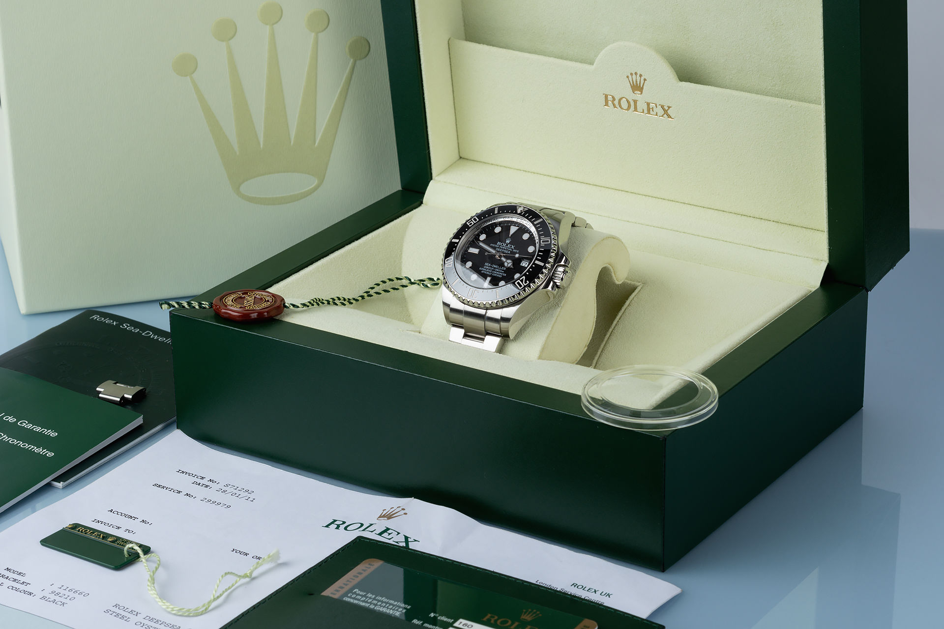 ref 116660 | Box & Papers | Rolex Sea-Dweller Deepsea