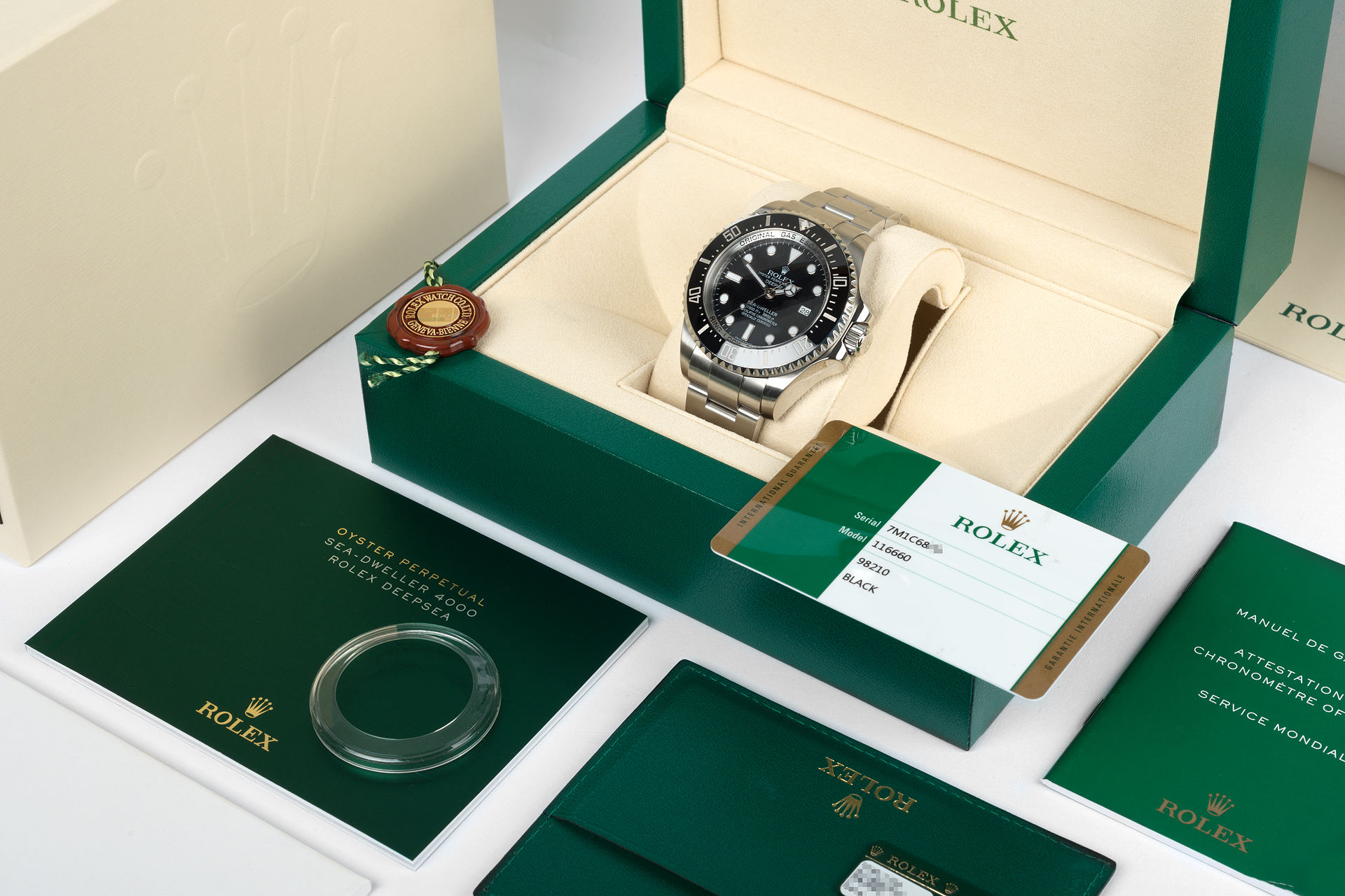 ref 116660 | 44mm Complete Set | Rolex Sea-Dweller Deepsea