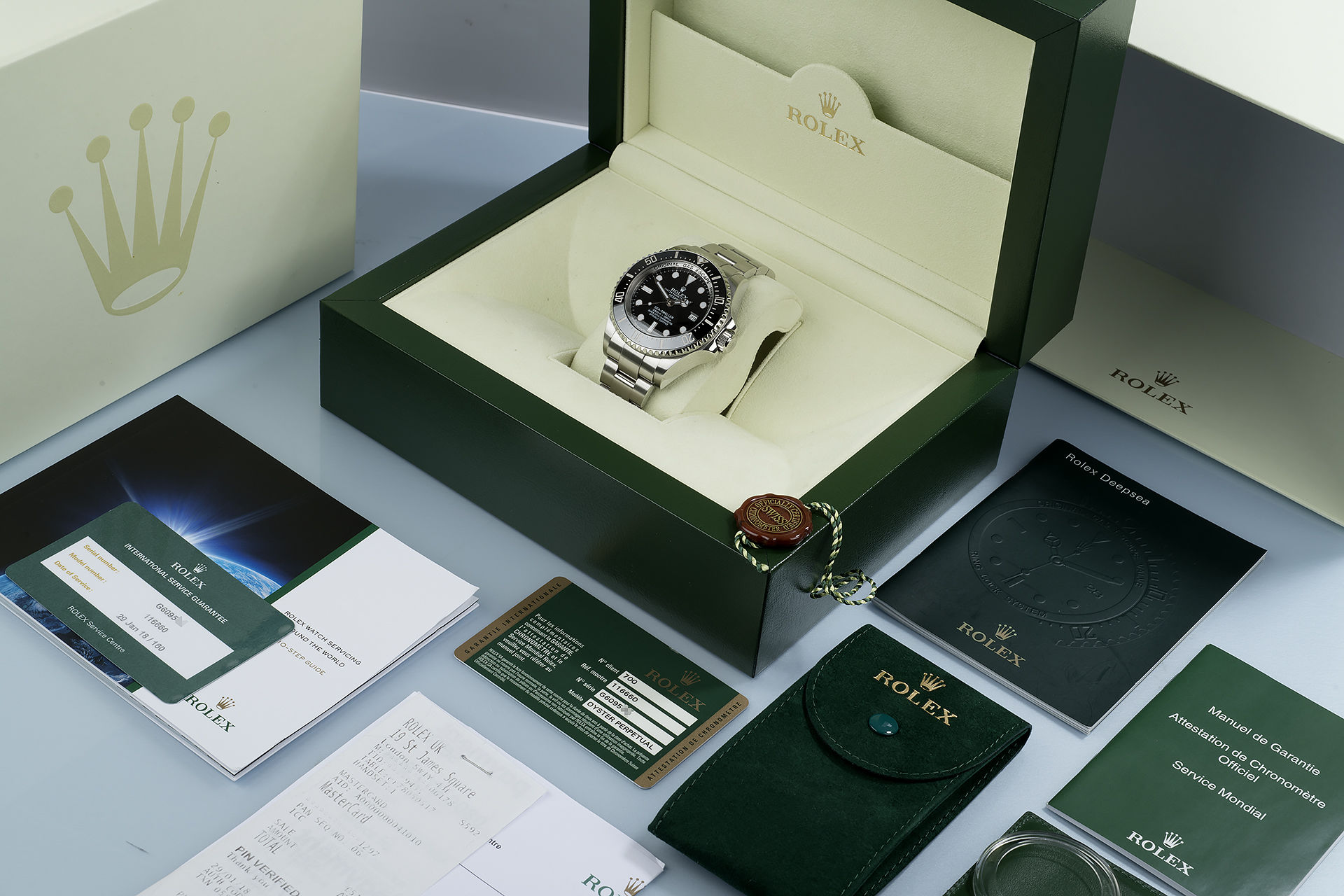 ref 116660 | Box & Certificate | Rolex Sea-Dweller Deepsea