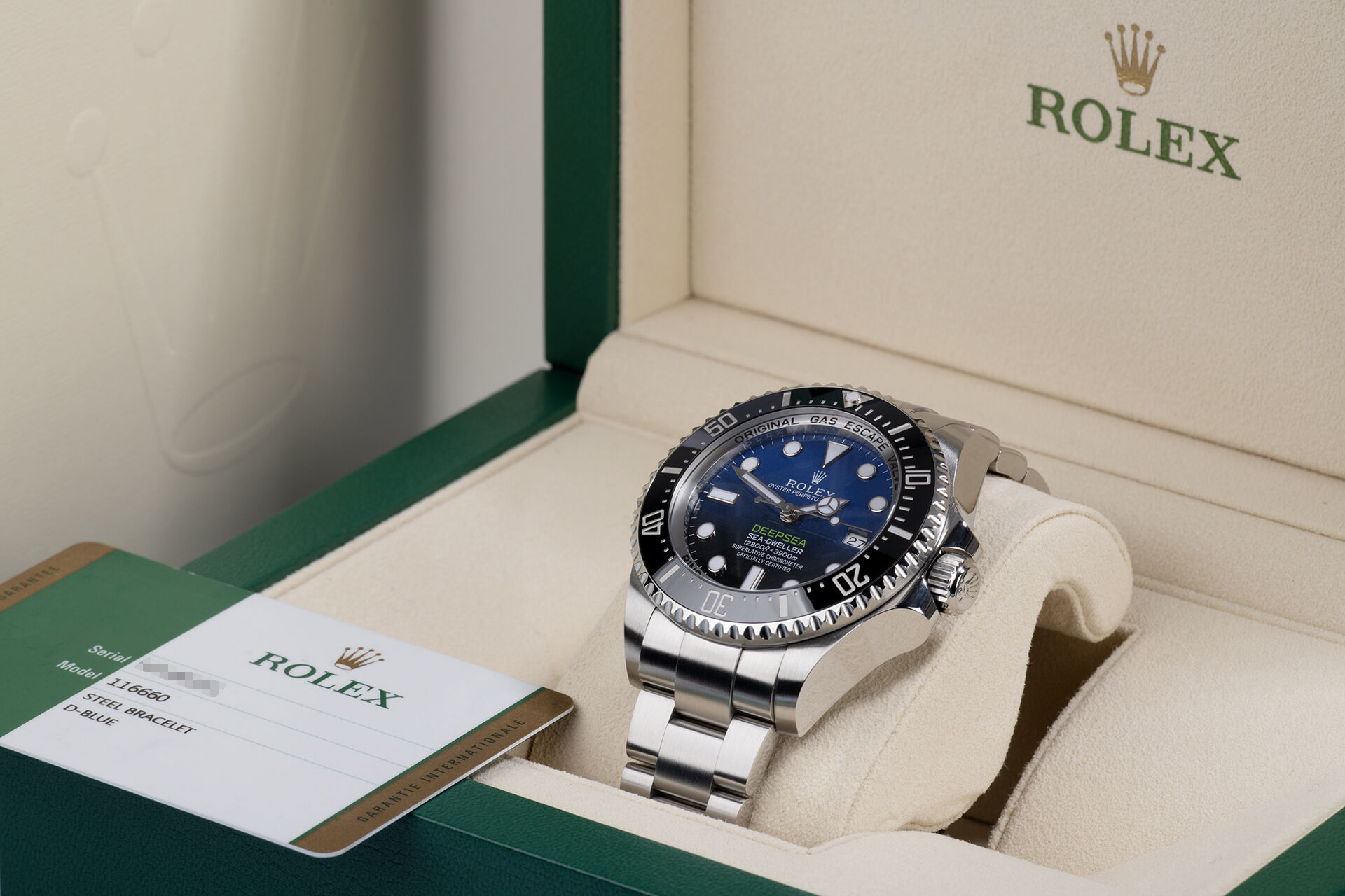 ref 116660 | 'Deep Blue' | Rolex Sea-Dweller Deepsea