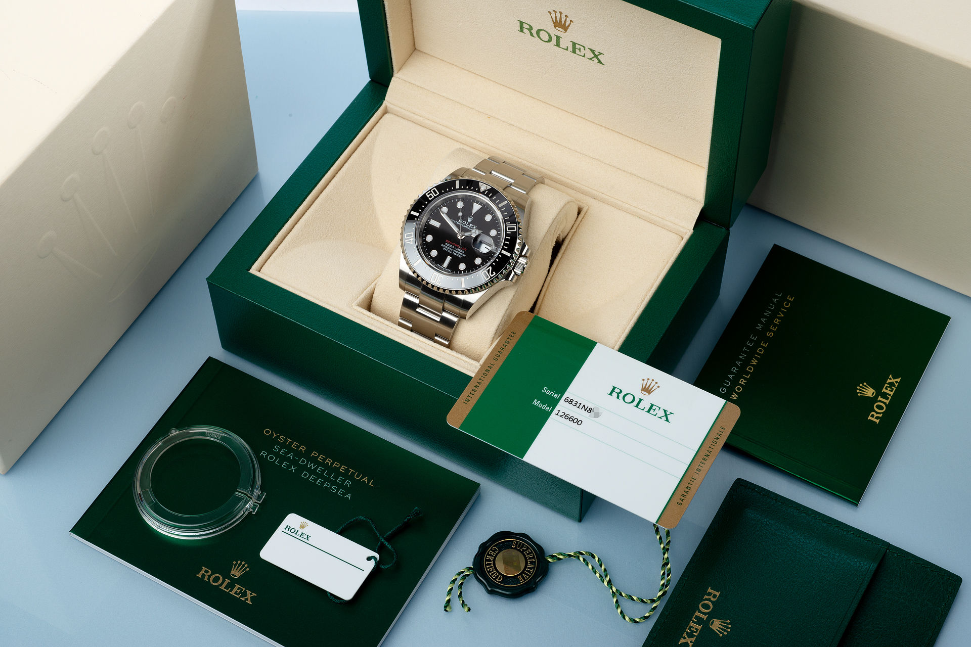 ref 126600 | 'Red-Writing' Under Rolex Warranty | Rolex Sea-Dweller