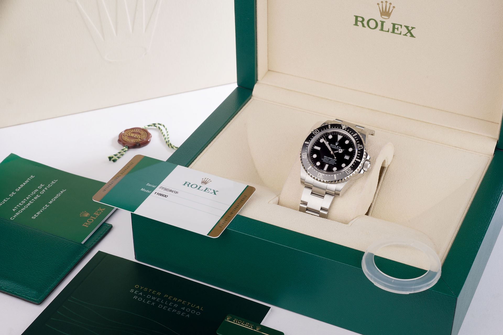 ref 116600 | Rolex Warranty to 2020 | Rolex Sea-Dweller 4000