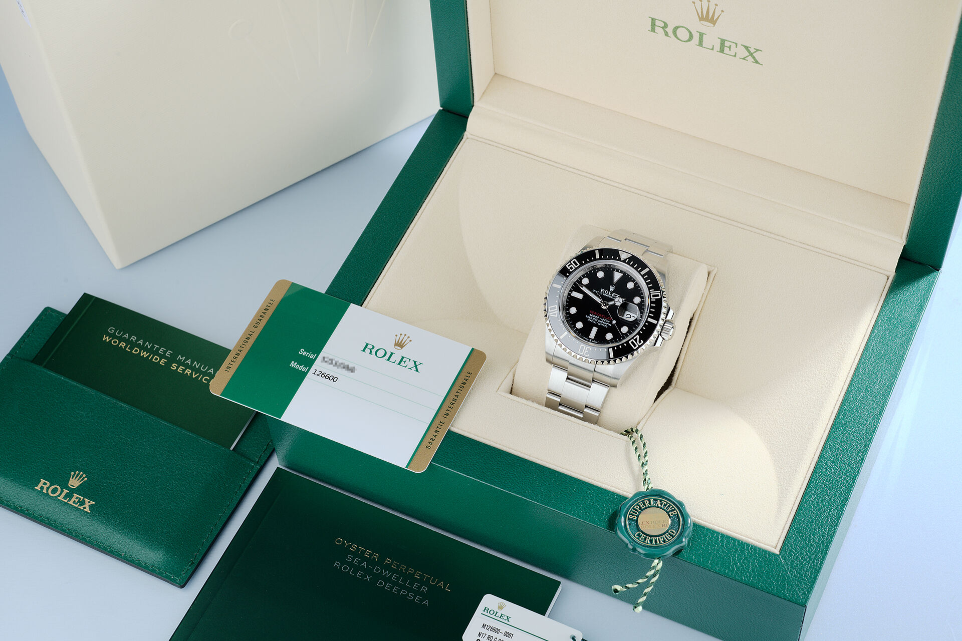 ref 126600 | Rolex Warranty to 2024 | Rolex Sea-Dweller
