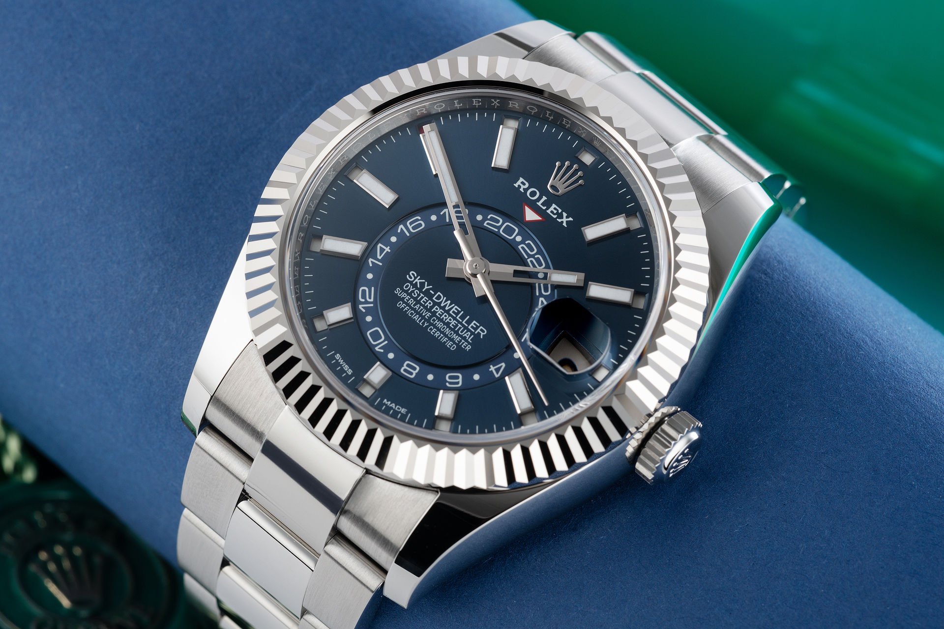 "Dual-Time" 5 Year Warranty | ref 326934 | Rolex Sky Dweller