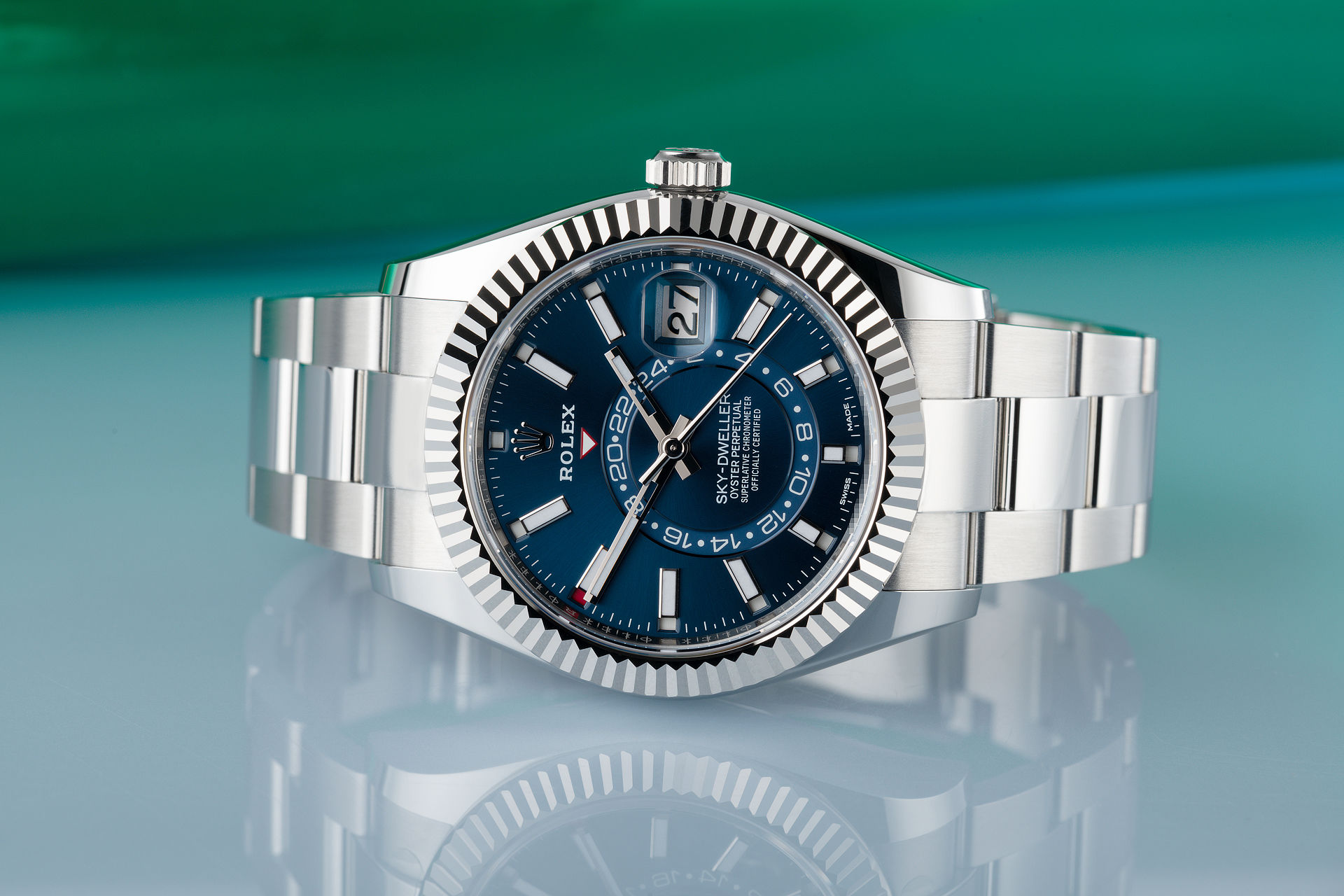 "Dual-Time" 5 Year Warranty | ref 326934 | Rolex Sky Dweller