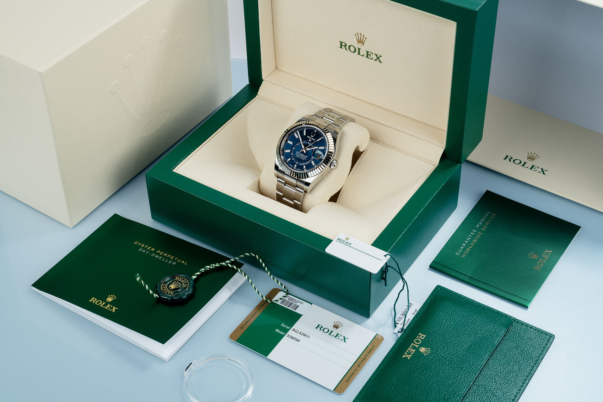 ref 326934 | Perfect 'Full Set' 5 Year Warranty | Rolex Sky Dweller