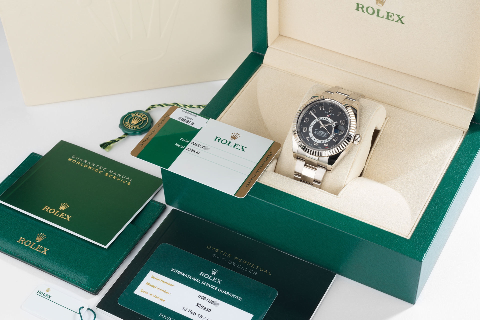 ref 326939 | Under Rolex Warranty  | Rolex Sky-Dweller