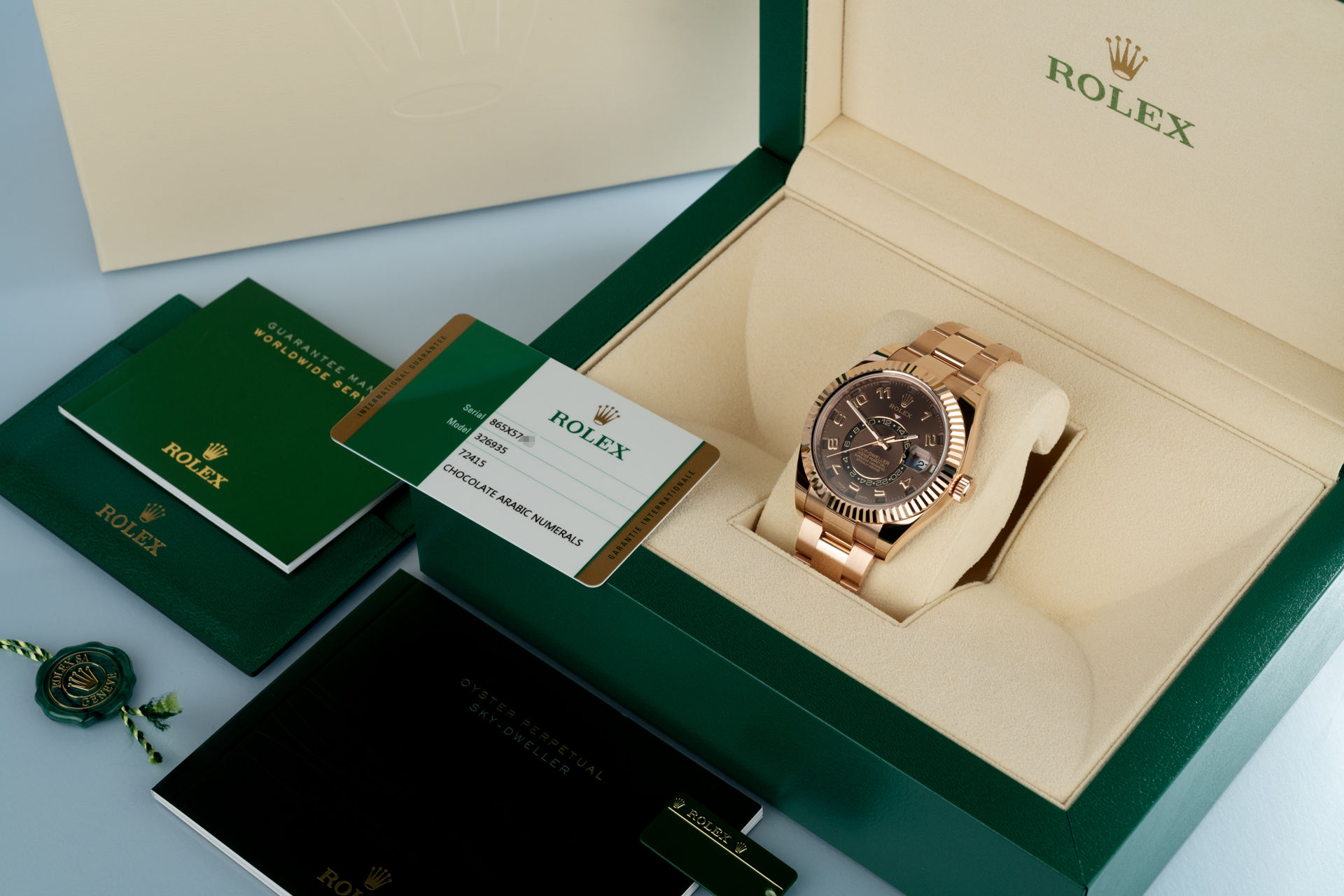 ref 326935 | Everose 5 Year Warranty | Rolex Sky-Dweller