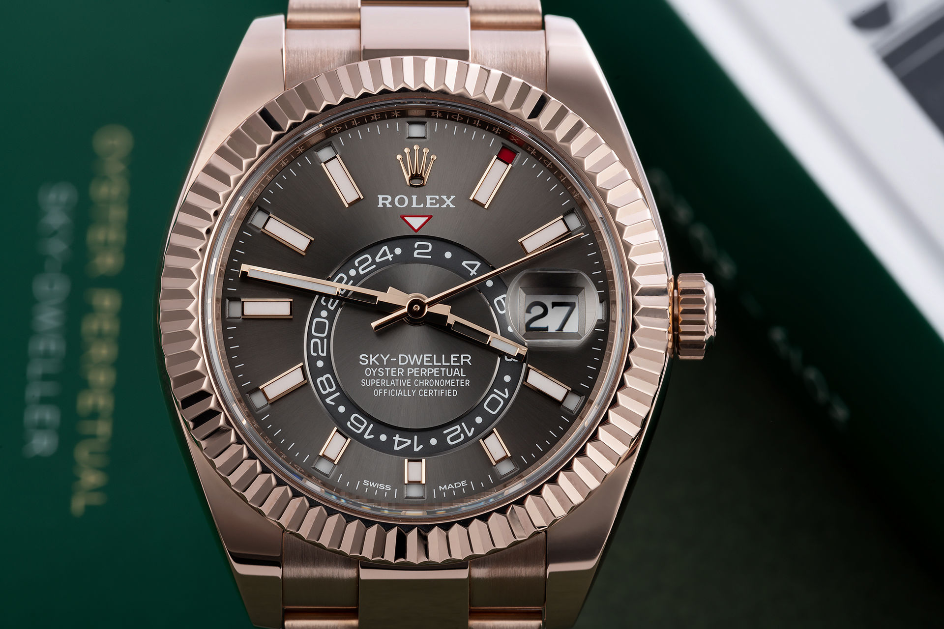 ref 326935 | Everose Gold 'Full Set' | Rolex Sky-Dweller