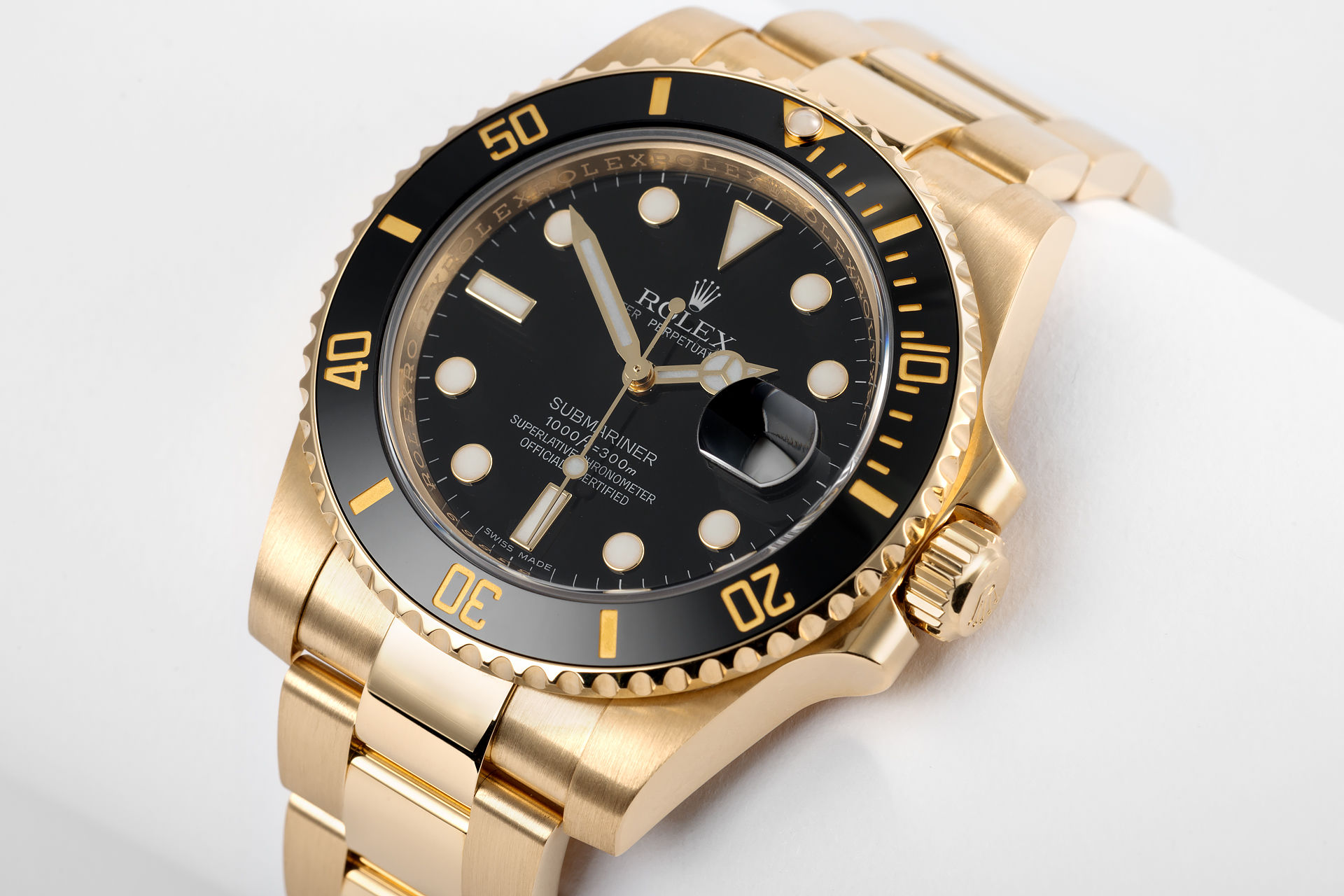 ref 116618LN | 18ct Yellow Gold | Rolex Submariner 