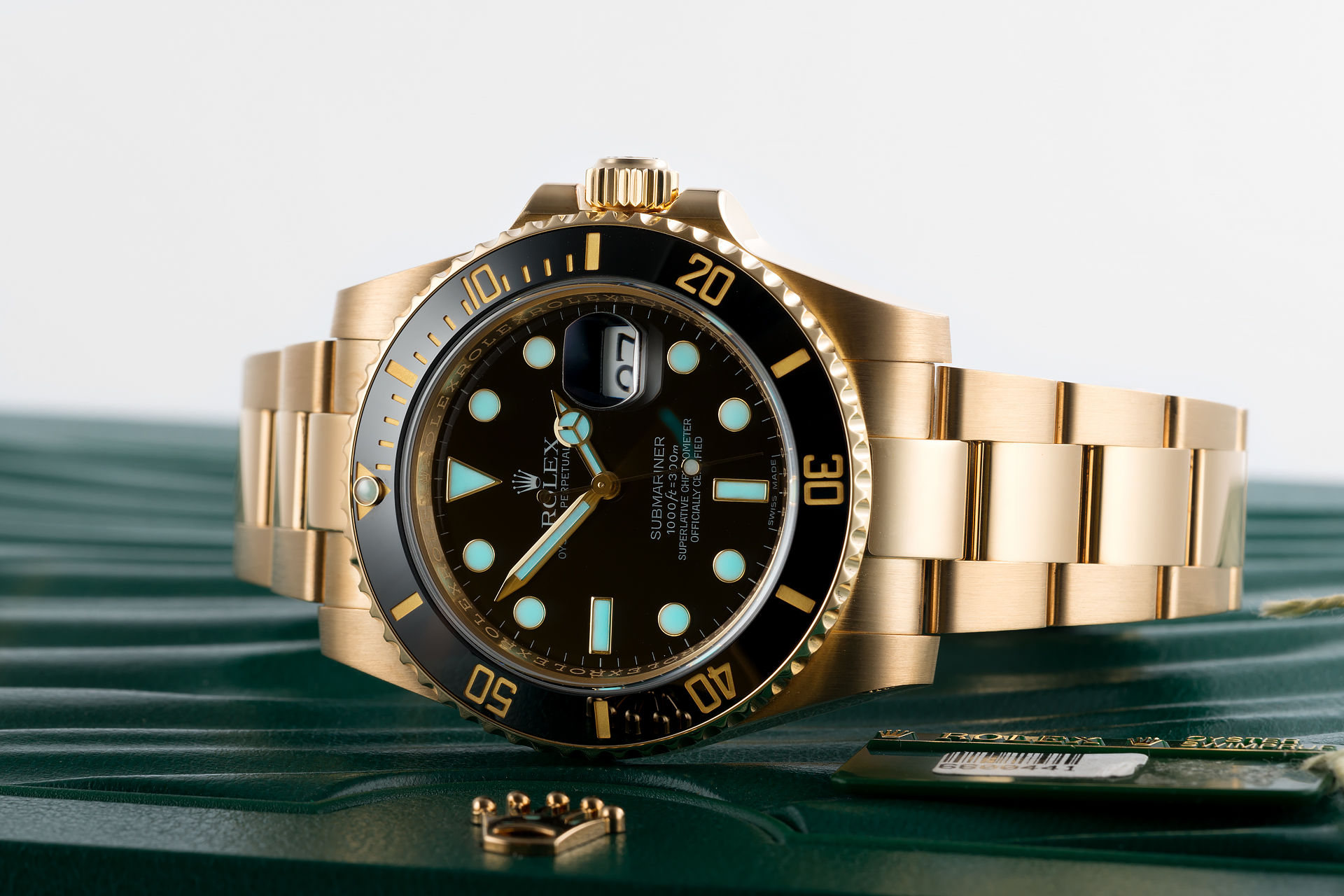 ref 116618LN | 18ct Yellow Gold | Rolex Submariner 
