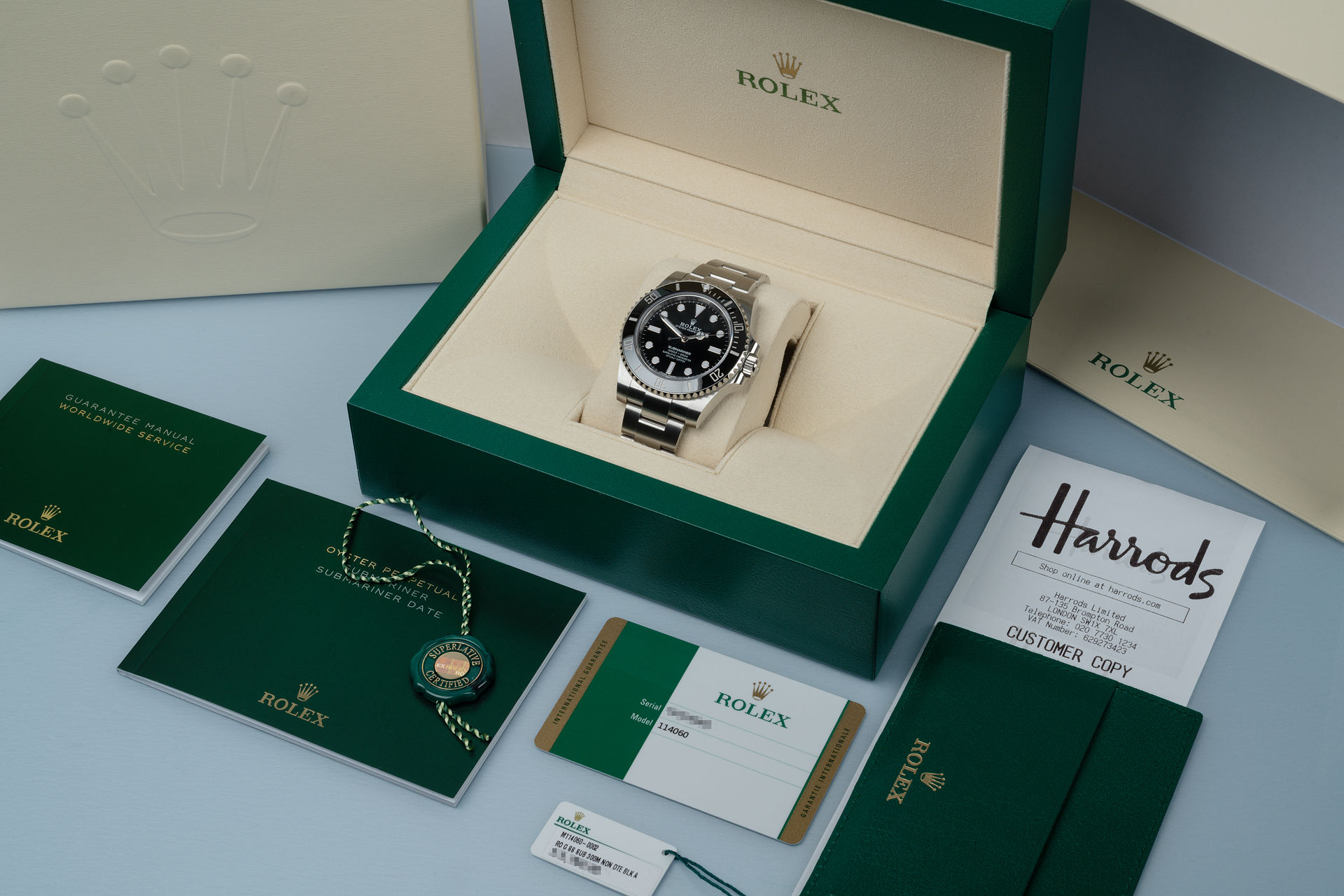 ref 114060 | 5 Year Rolex Warranty  | Rolex Submariner 