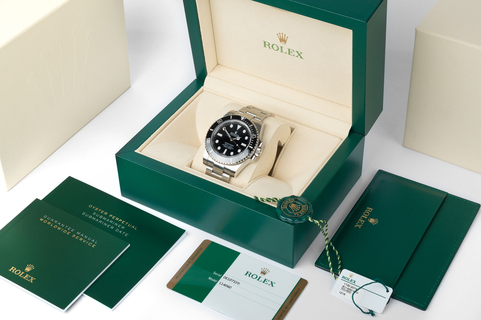 ref 114060 | Rolex Warranty to 2021 | Rolex Submariner 