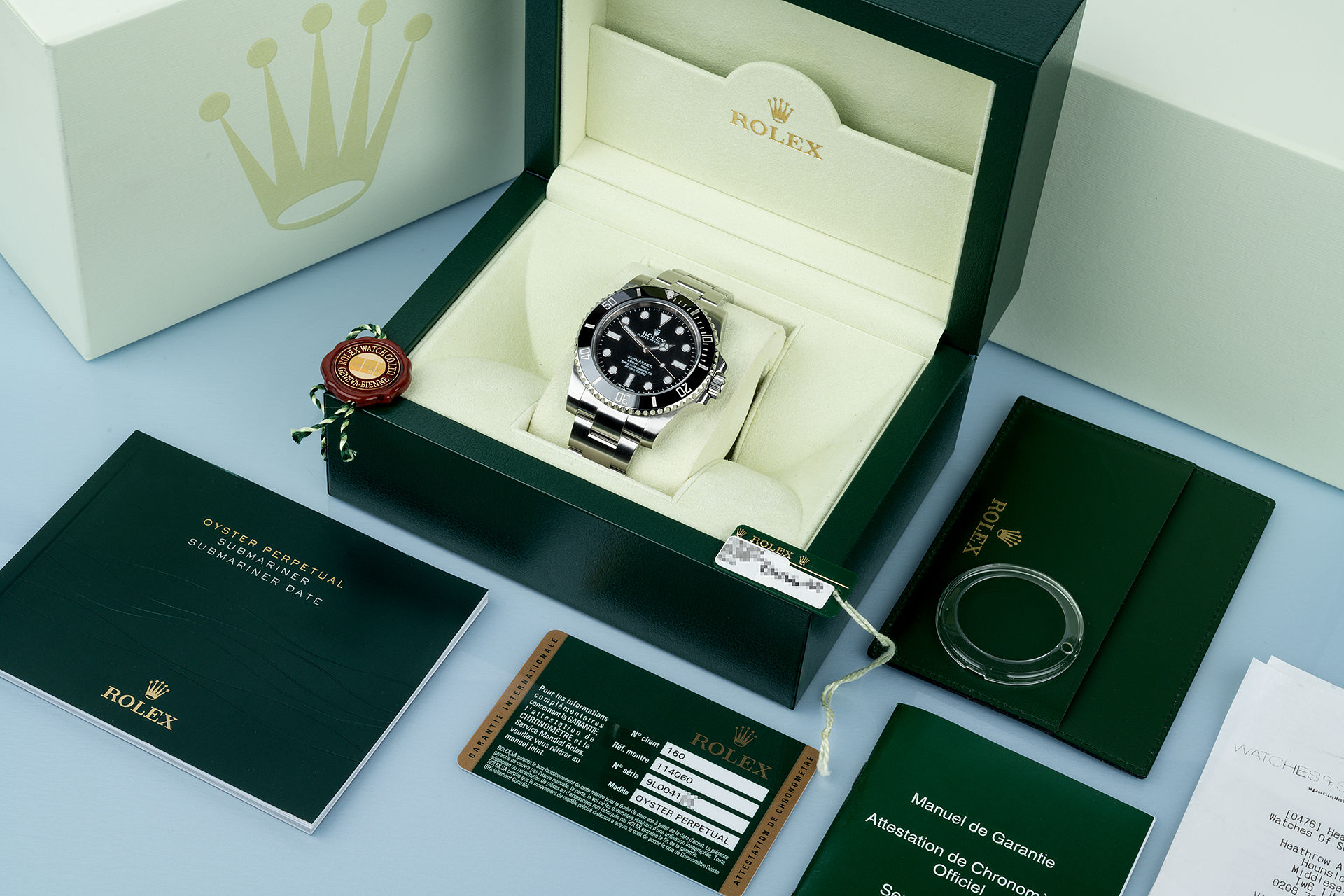 ref 114060 | 'Box & Certificate' | Rolex Submariner 