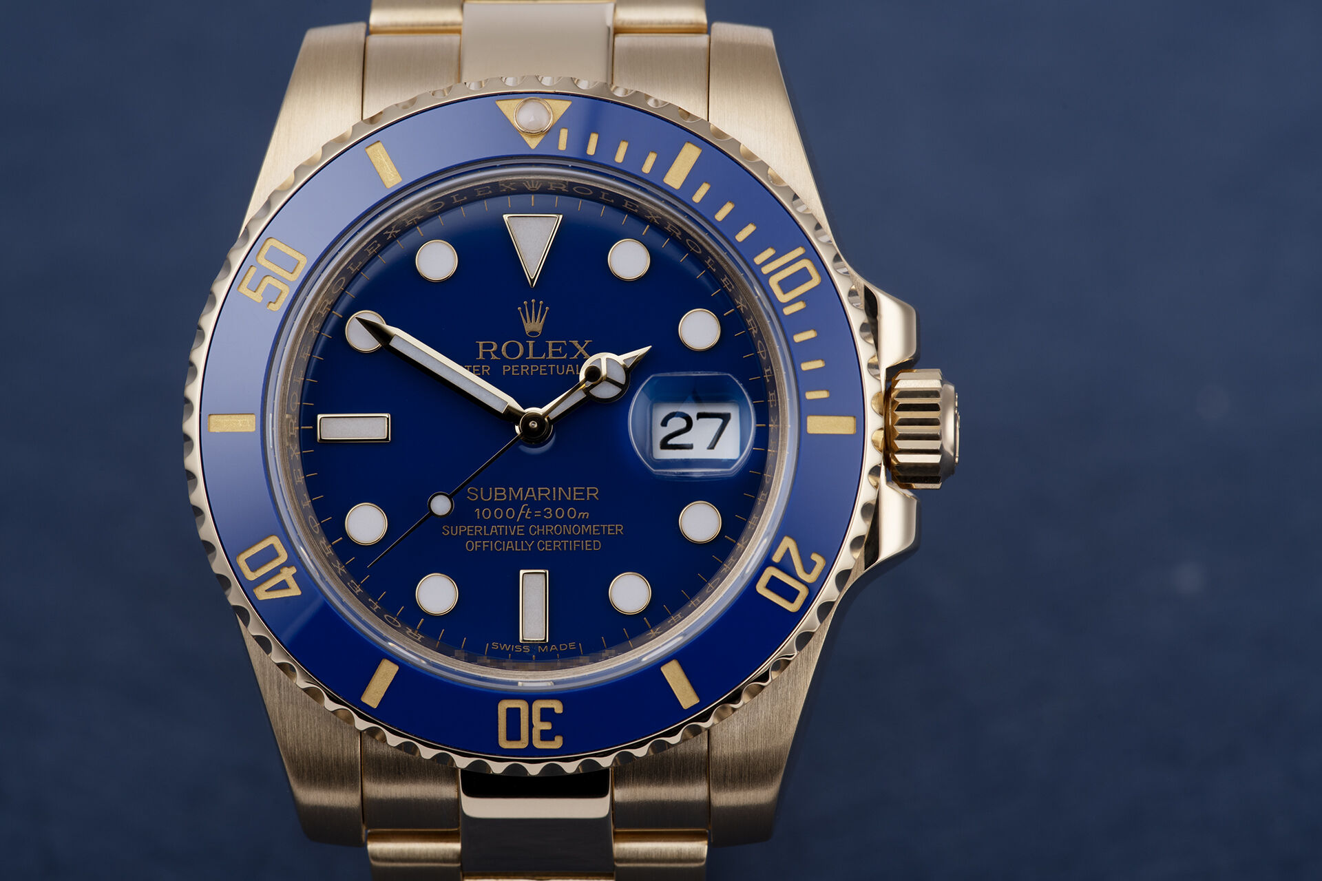 ref 116618LB | Rolex Warranty to 2023 | Rolex Submariner Date