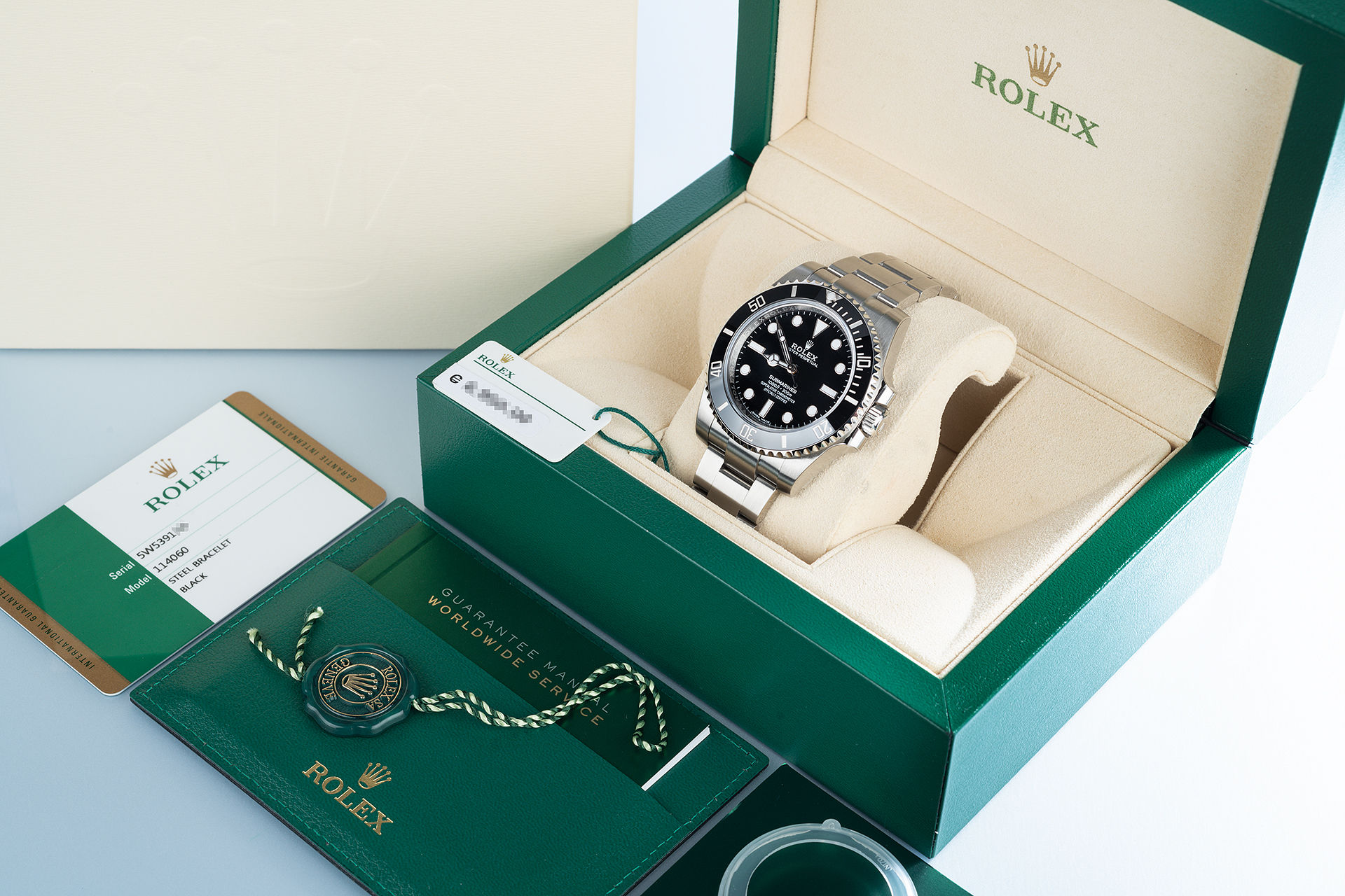 ref 114060 | Brand New - Full Factory Stickers  | Rolex Submariner 