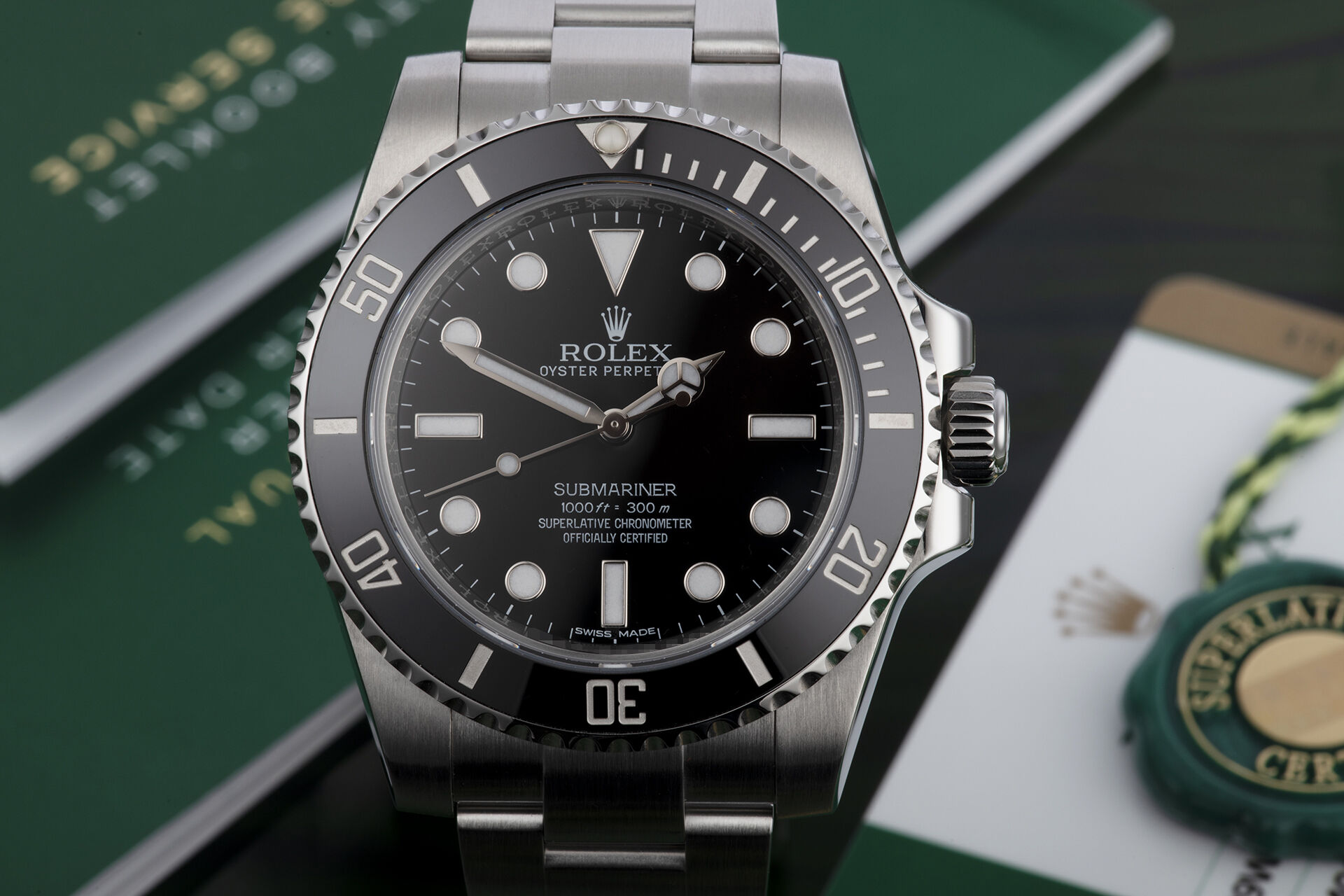 ref 114060 | 'Cerachrom Bezel' | Rolex Submariner 