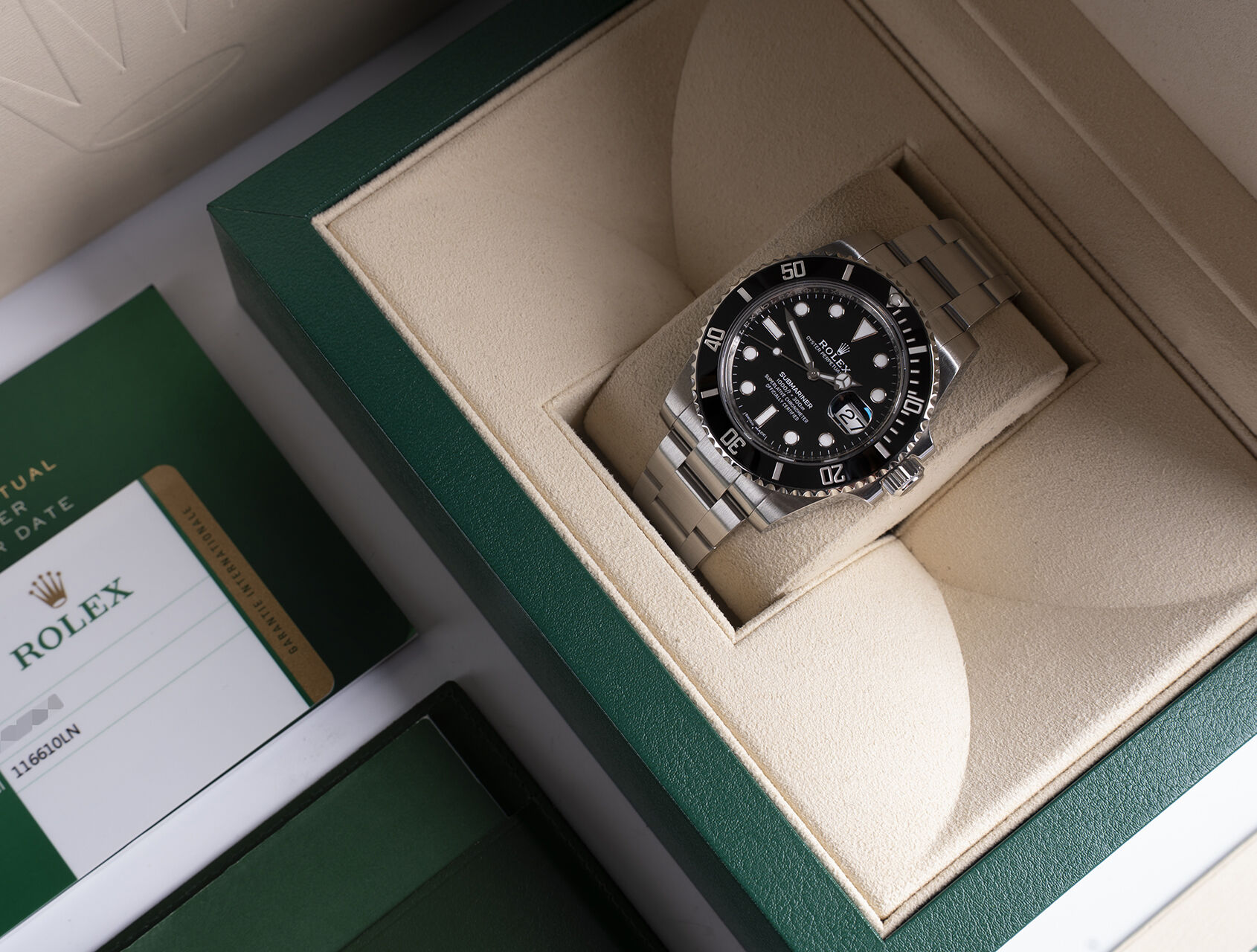 ref 116610LN | 116610LN - Box & Certificate | Rolex Submariner Date