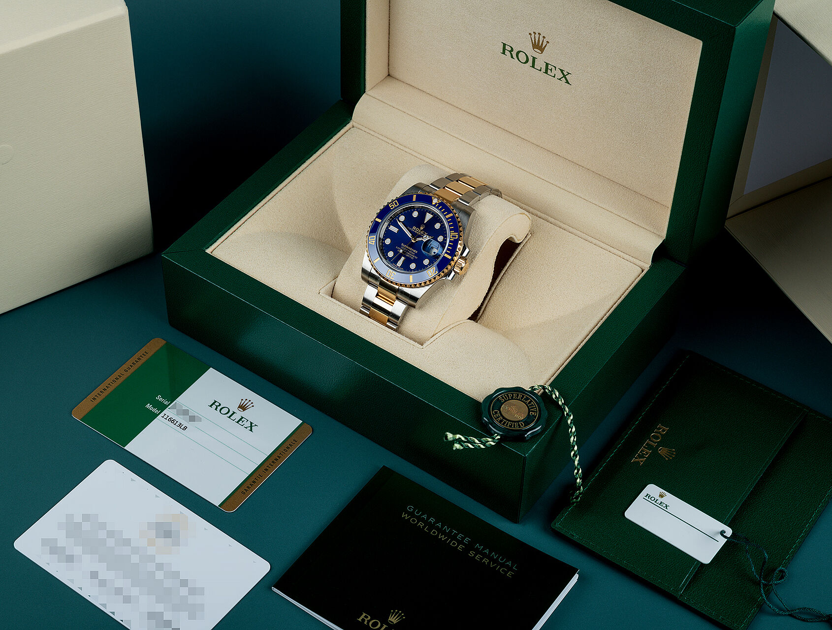 ref 116613LB | 116613LB - Rolex Warranty to 2024 | Rolex Submariner Date