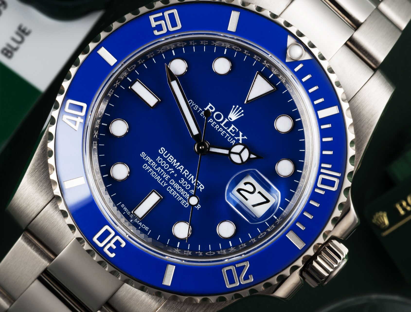 ref 116619LB | 116619LB - Smurf | Rolex Submariner Date