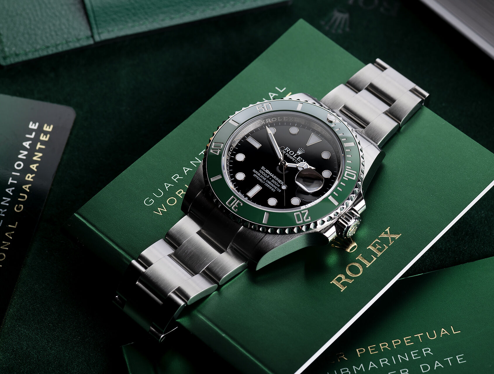 Rolex Submariner Date 126610LV Starbucks 41mm Green Bezel Box + Papers