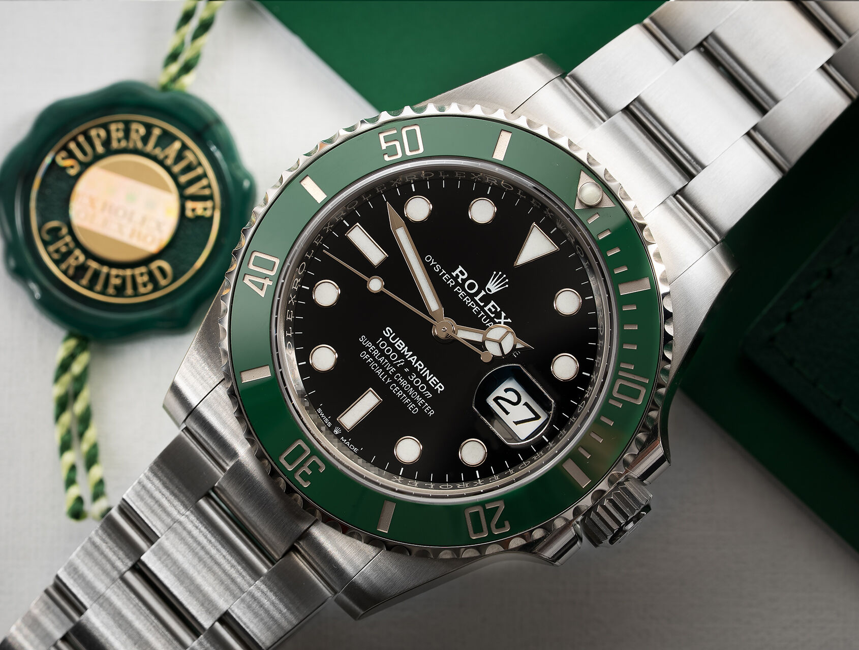 ref 126610LV | 126610LV - Starbucks | Rolex Submariner Date
