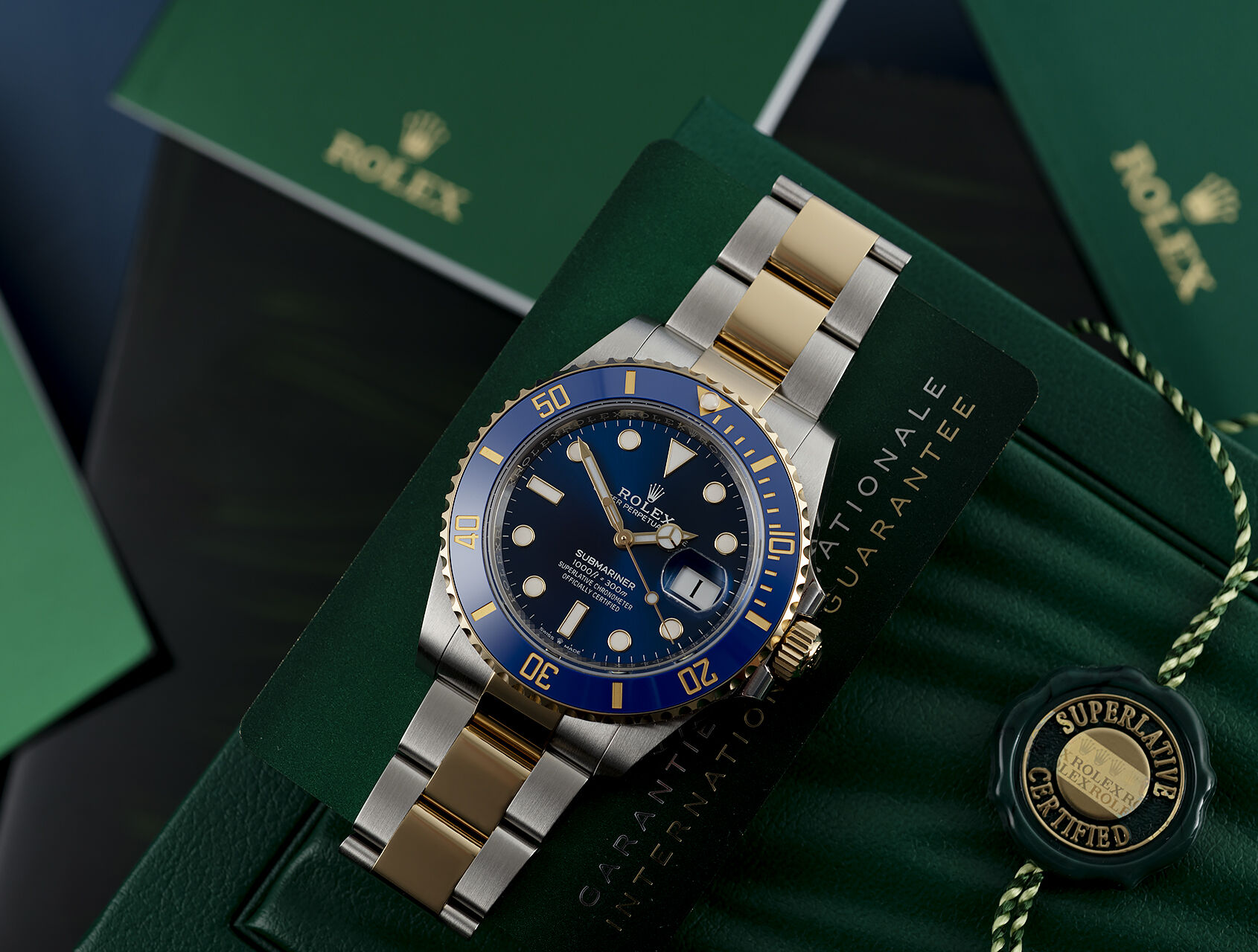 ref 126613LB | Rolex Warranty to 2027 | Rolex Submariner Date