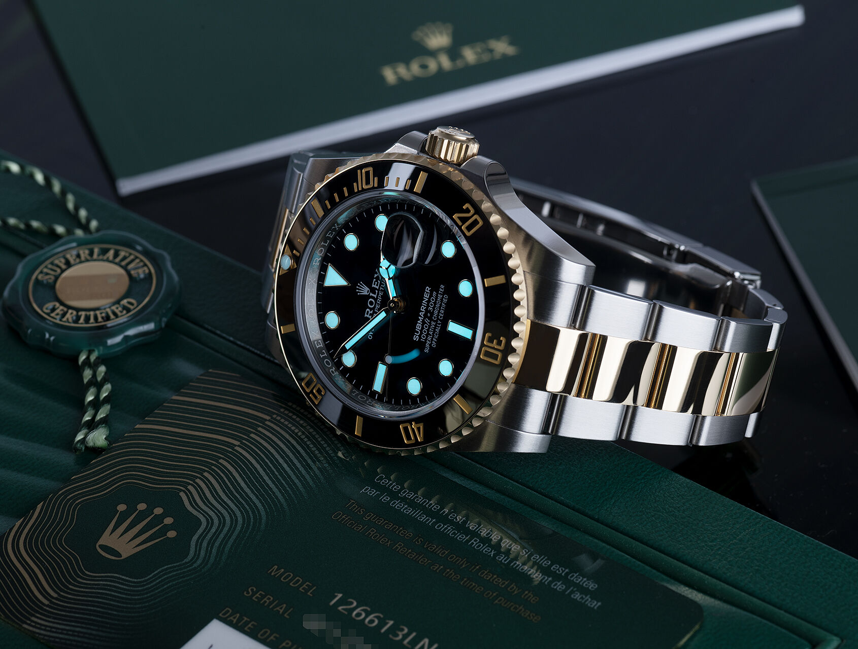 ref 126613LN | 126613LN - Gold & Steel | Rolex Submariner Date