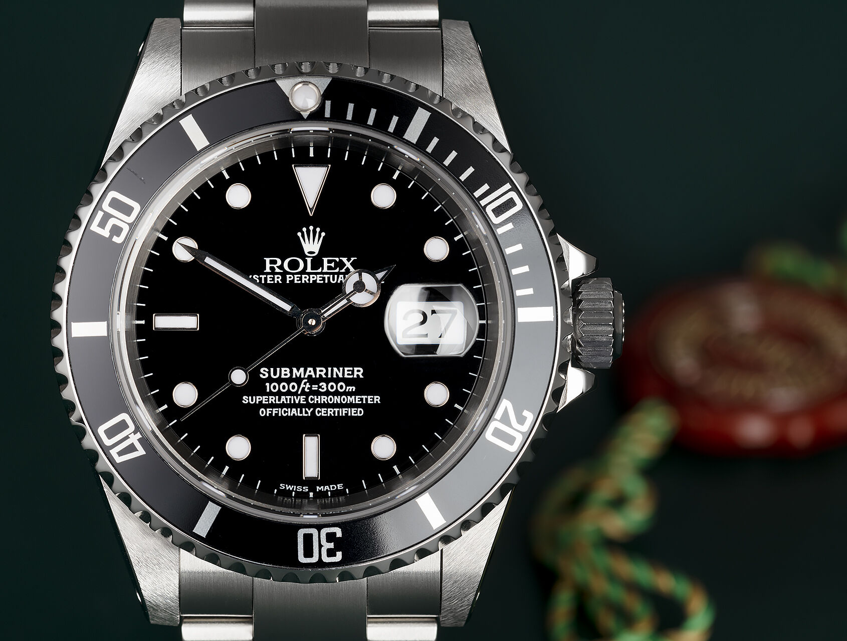 ref 16610 | 16610 - Box & Certificate | Rolex Submariner Date