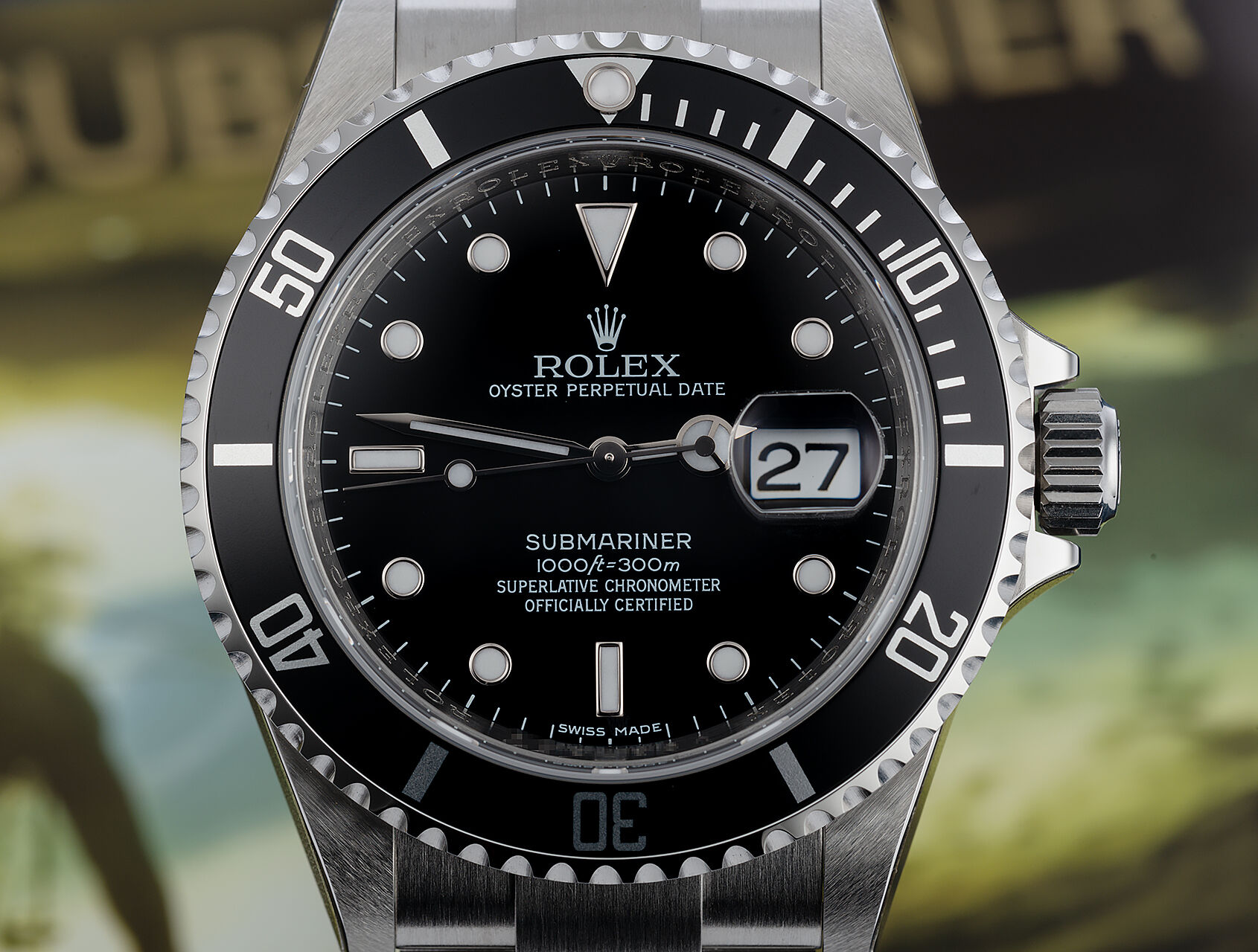 Rolex Submariner Date Watches, ref 16610, 'RRR' Bezel