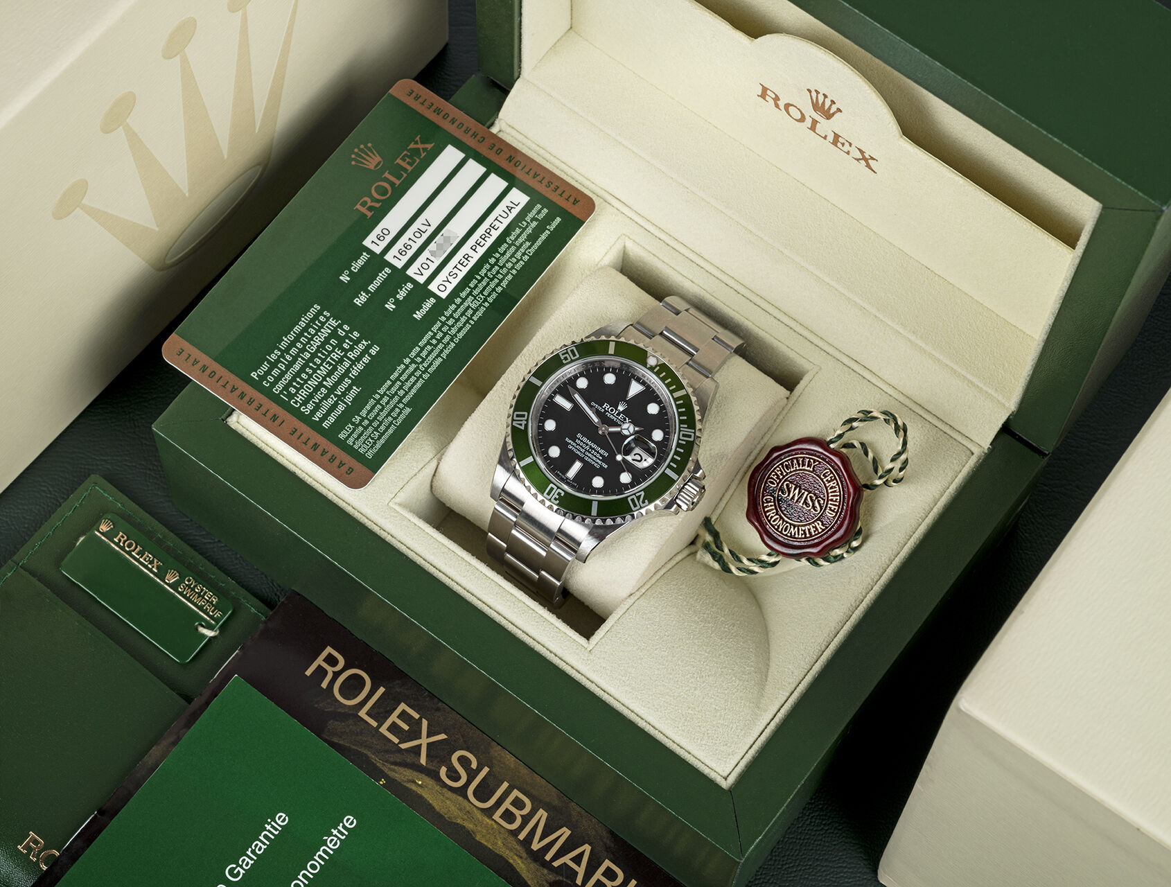 ref 16610LV | 16610LV - Kermit | Rolex Submariner Date