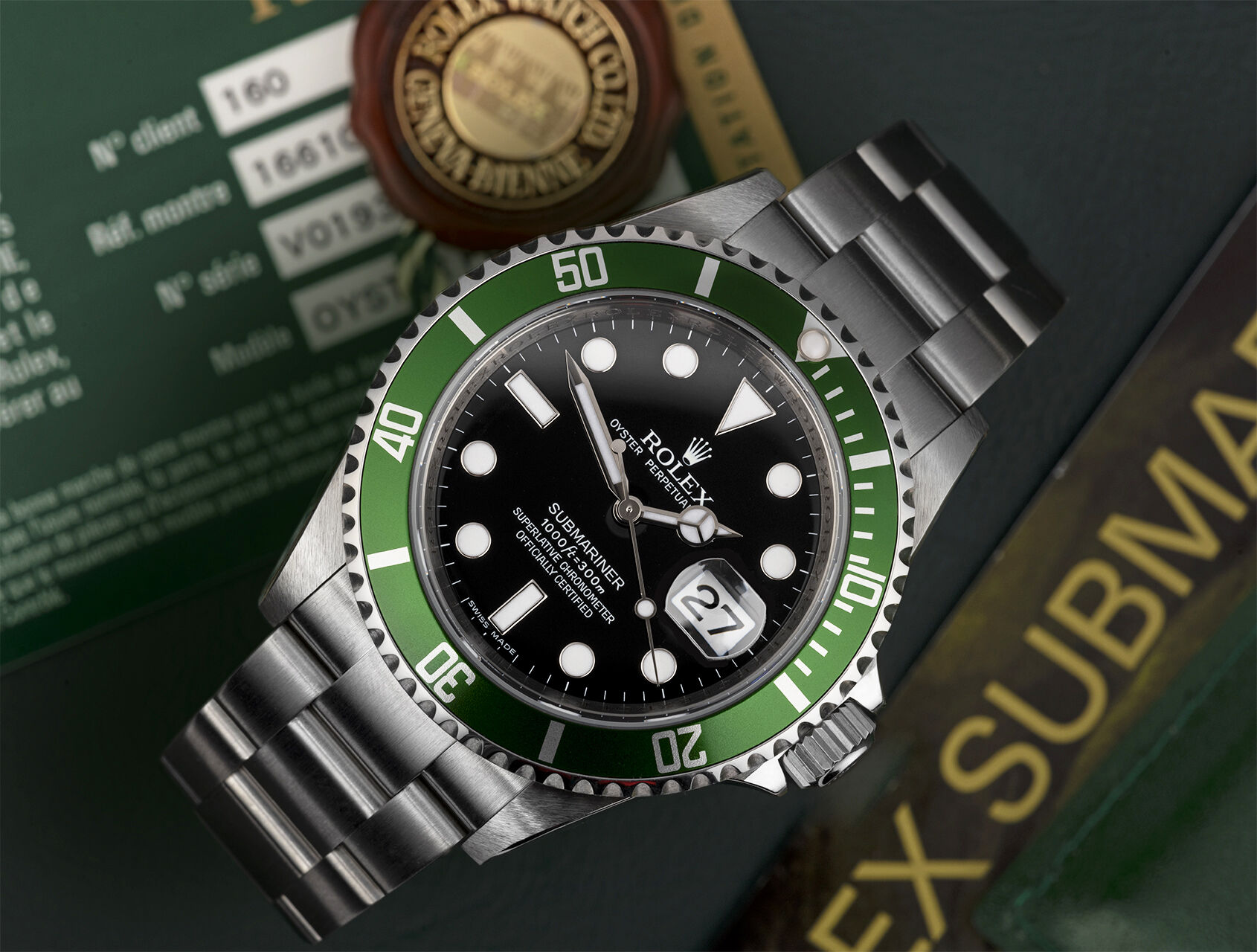 ref 16610LV | 16610LV - Kermit | Rolex Submariner Date