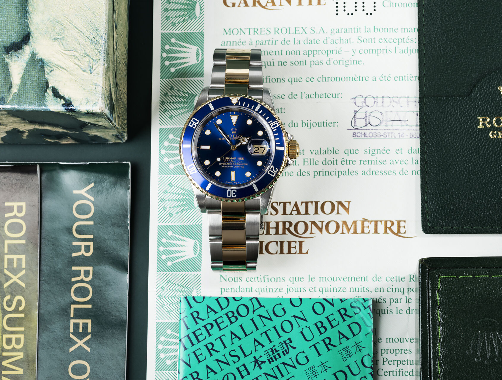 ref 16613 | Yellow Gold & Steel | Rolex Submariner Date