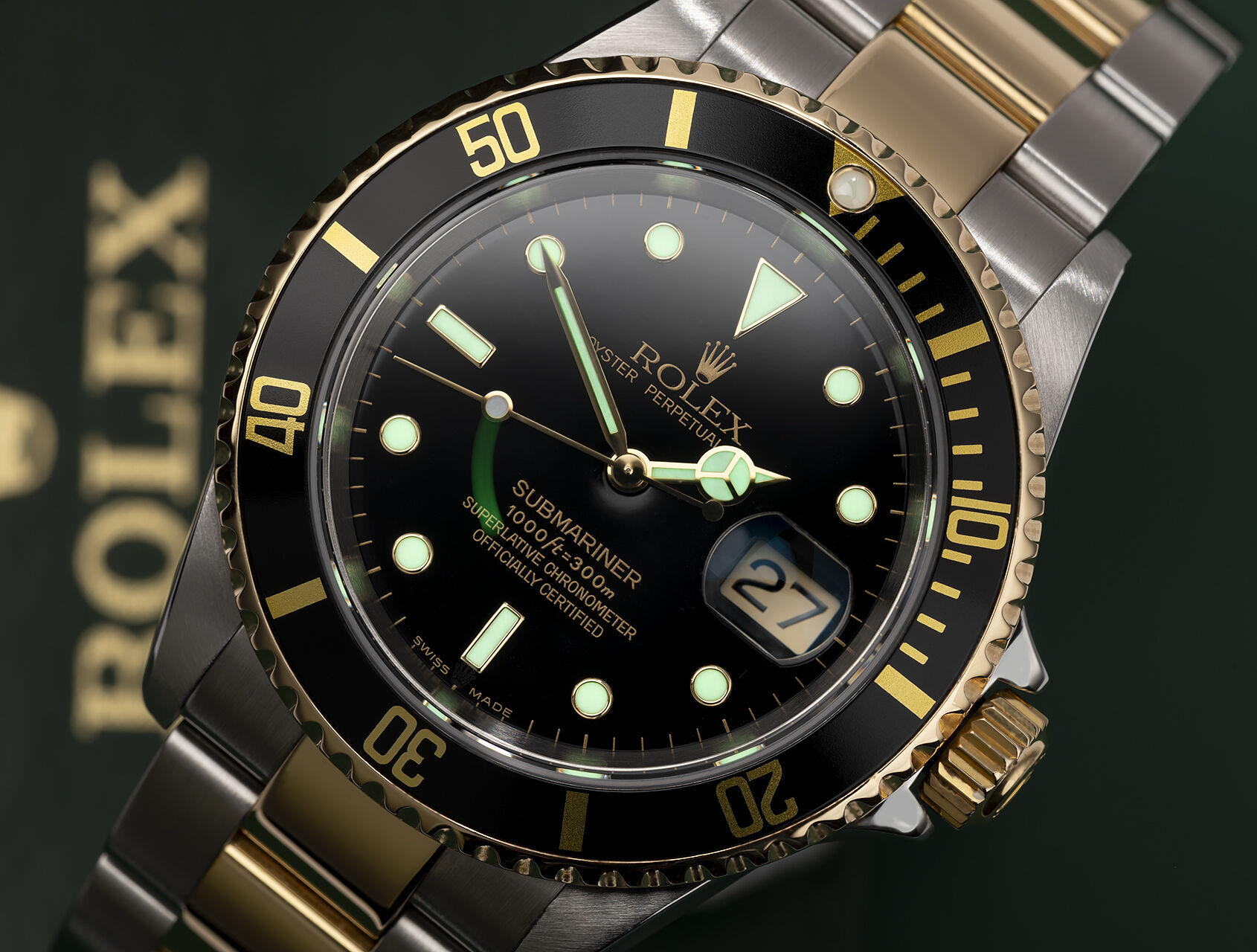 ref 16613 | 16613 - Gold & Steel | Rolex Submariner Date