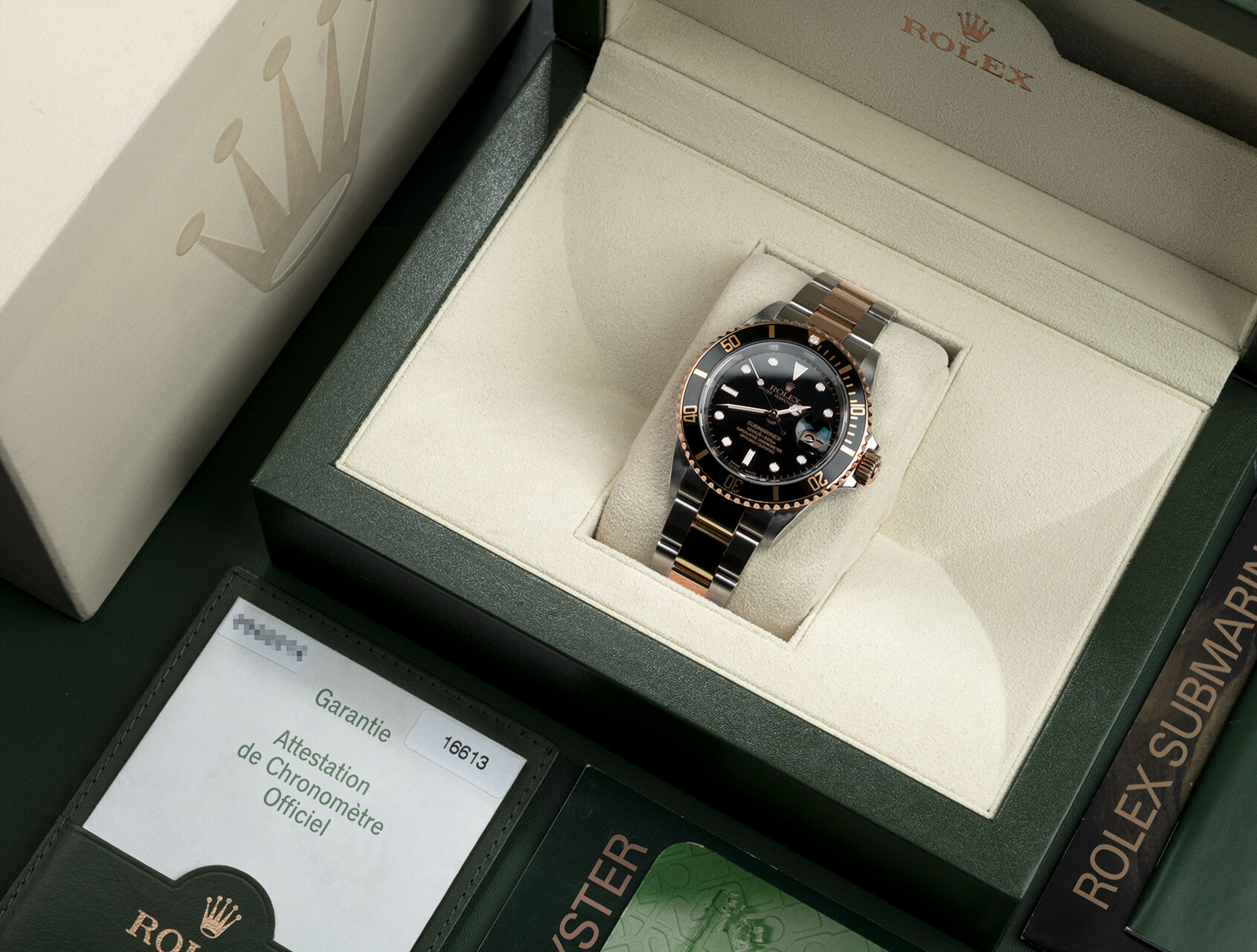 ref 16613 | 16613 - Gold & Steel | Rolex Submariner Date