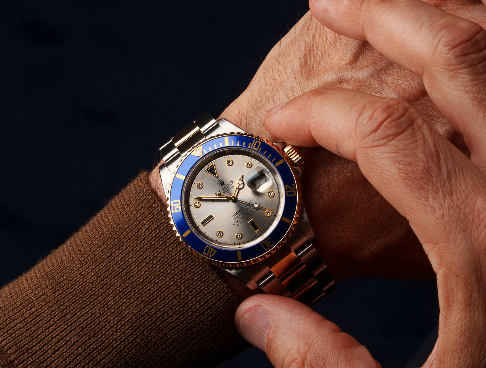 ref 16613 | 16613 - Serti Dial | Rolex Submariner Date