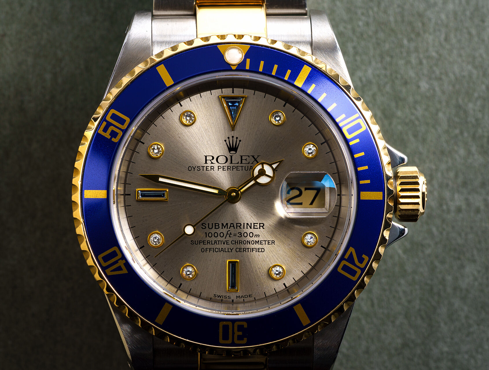 ref 16613 | 16613 - Serti Dial | Rolex Submariner Date