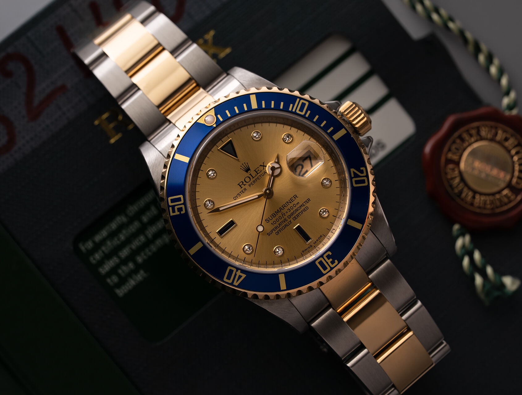 ref 16613 | 16613 - Serti Dial | Rolex Submariner Date