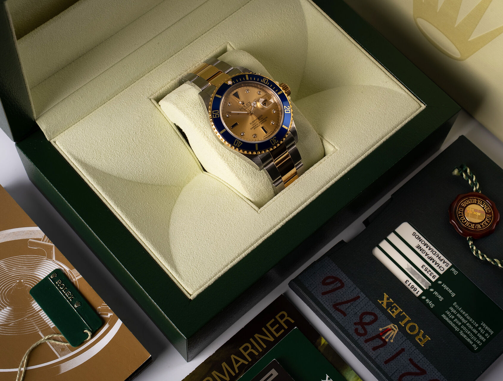 ref 16613 | 16613 - Serti Dial | Rolex Submariner Date