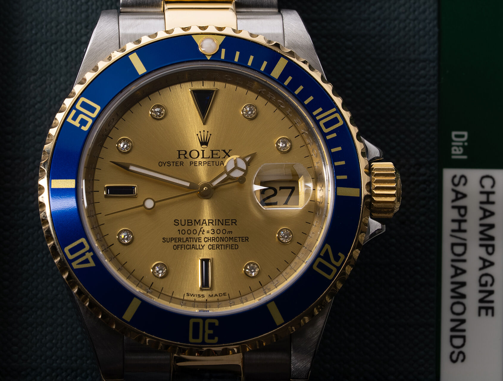 ref 16613 | 16613 - Serti Dial | Rolex Submariner Date