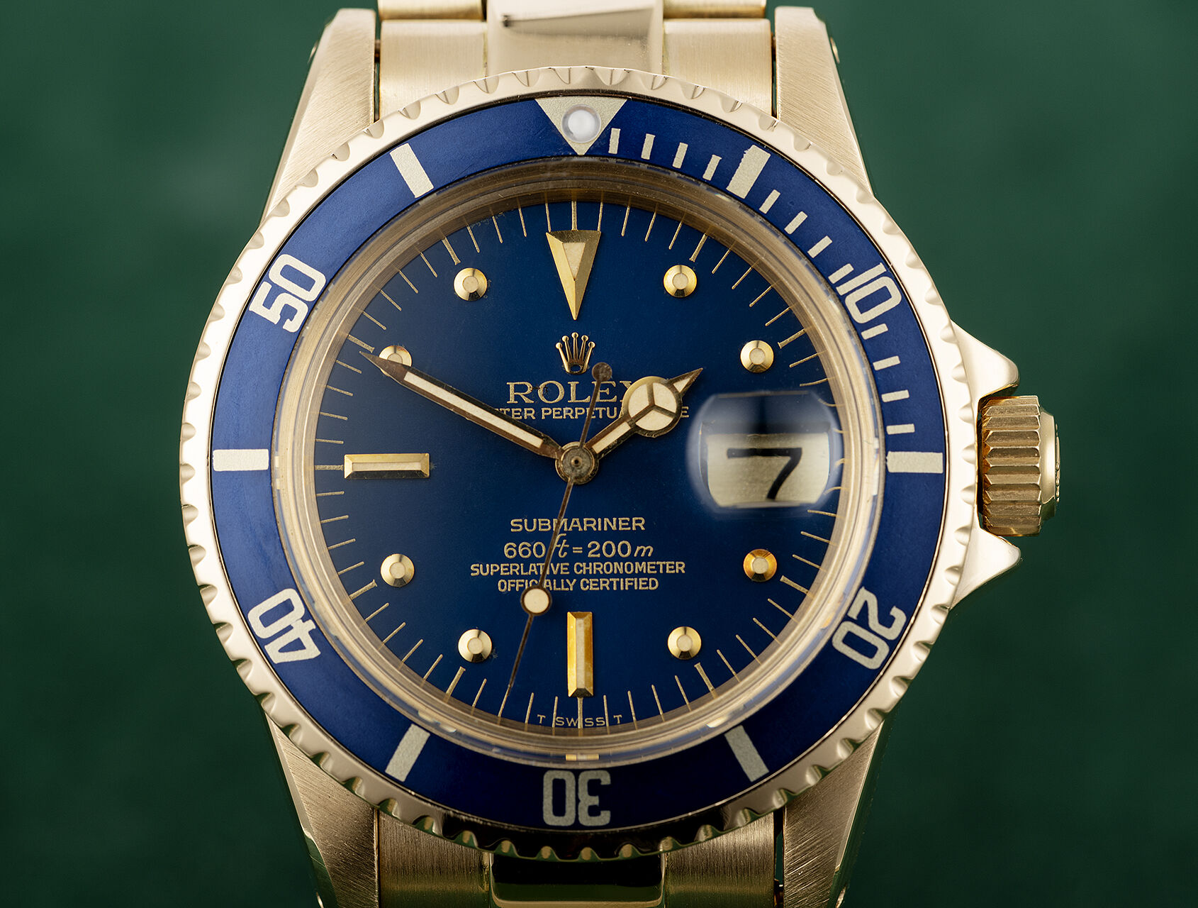 ref 16808 | Rare Early Yellow Gold Model | Rolex Submariner Date