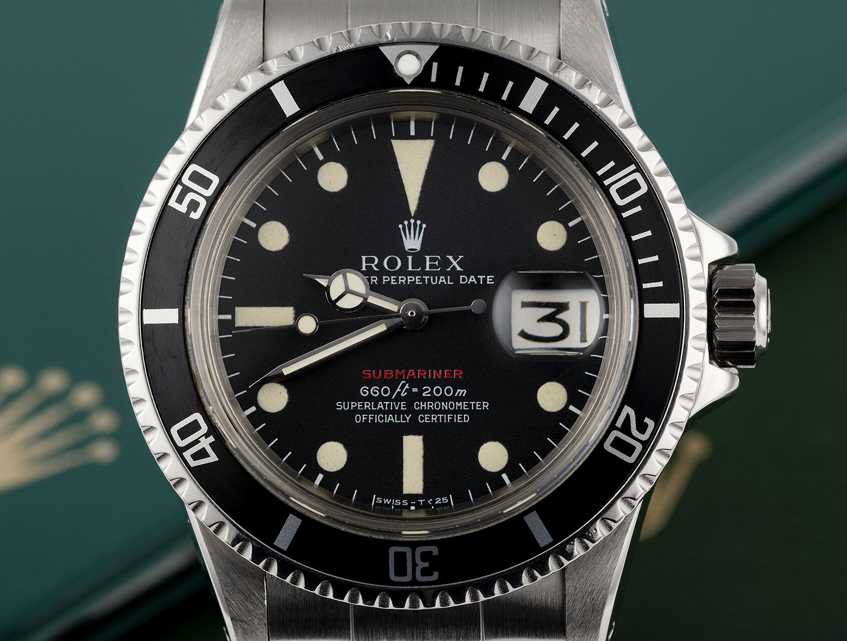 ref 1680 | 1680 - Red Writing | Rolex Submariner Date